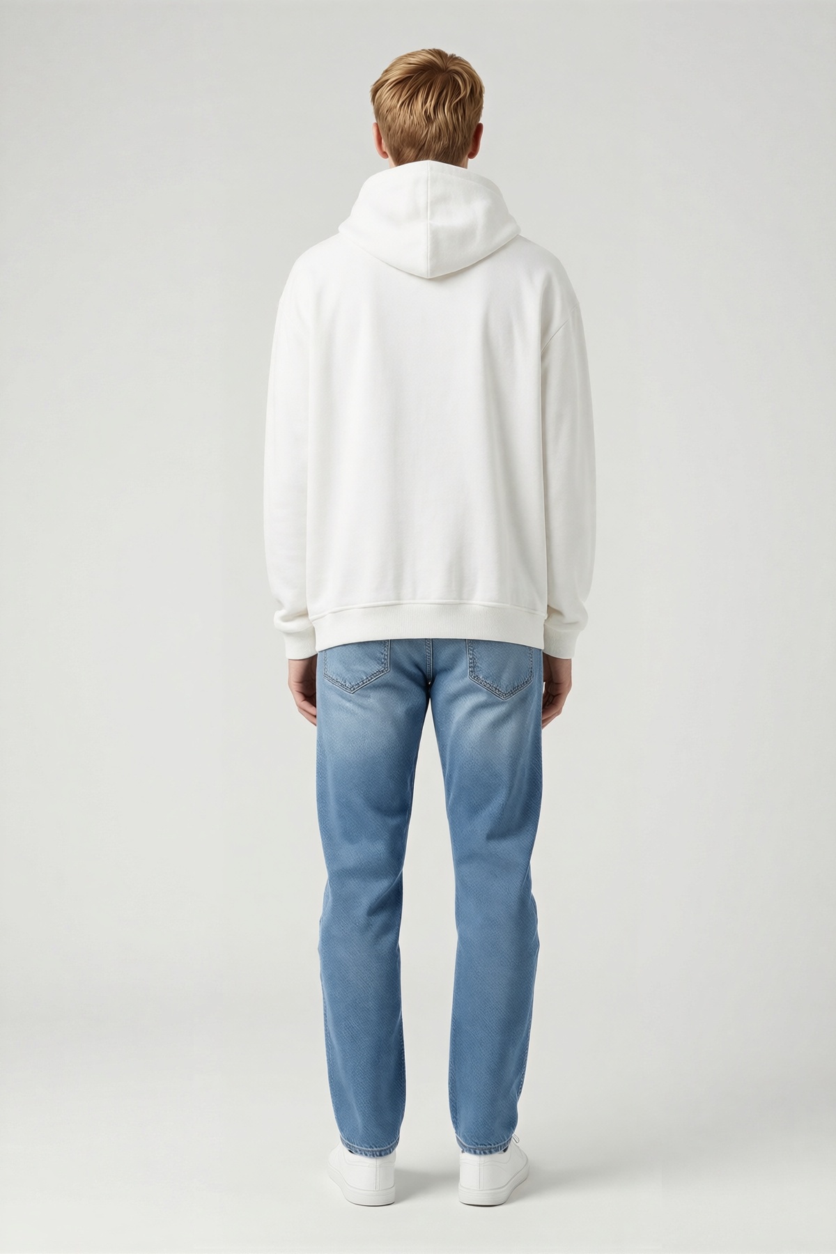 Erkek Oversize Kapüşonlu Hoodie Alev Motifli Baskılı Üç İplik Pamuklu Kanguru Cepli Günlük Kışlık