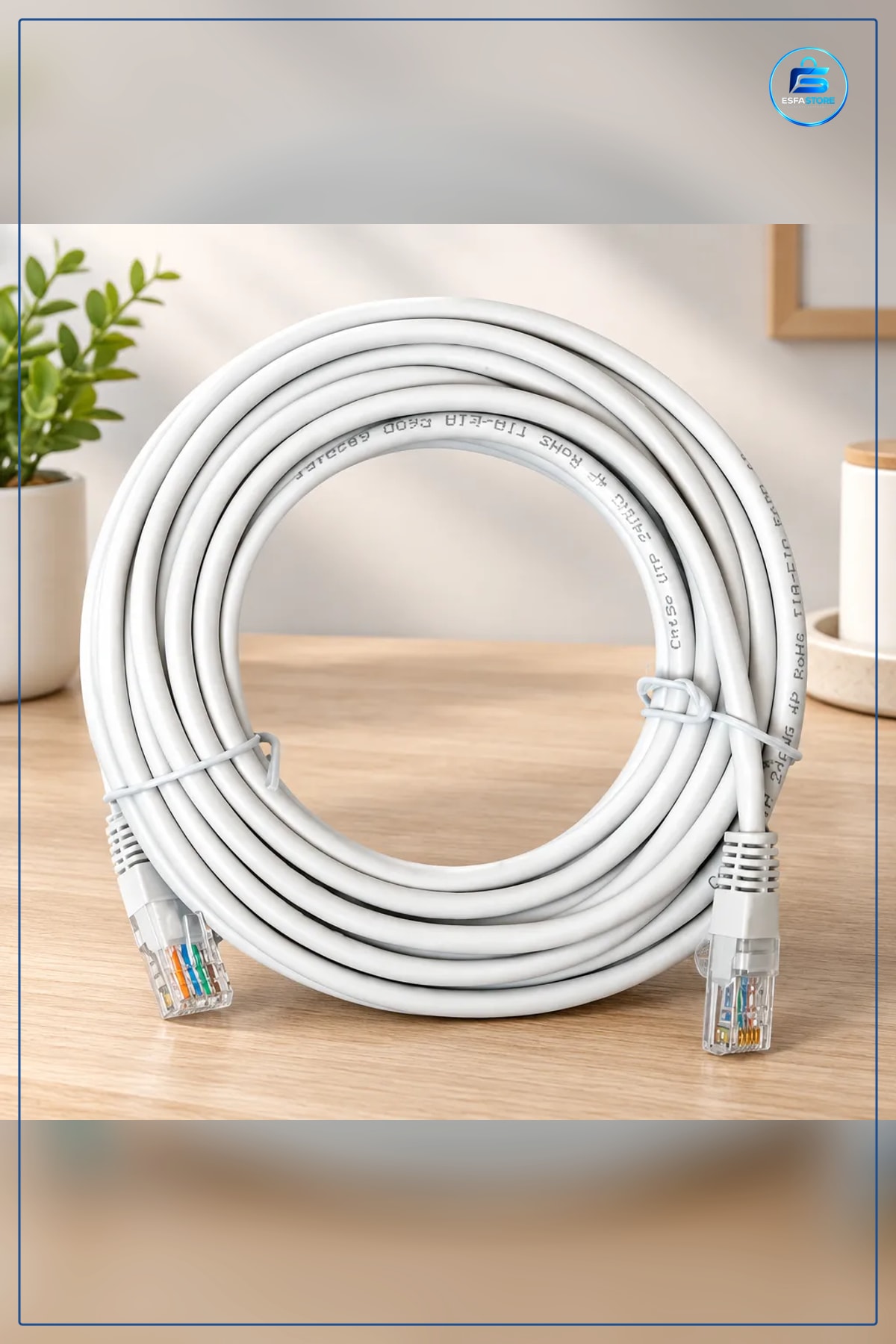 Network Kablosu 10 Metre Ethernet Ağ RJ45 Modem Router Bilgisayar İnternet Bağlantısı