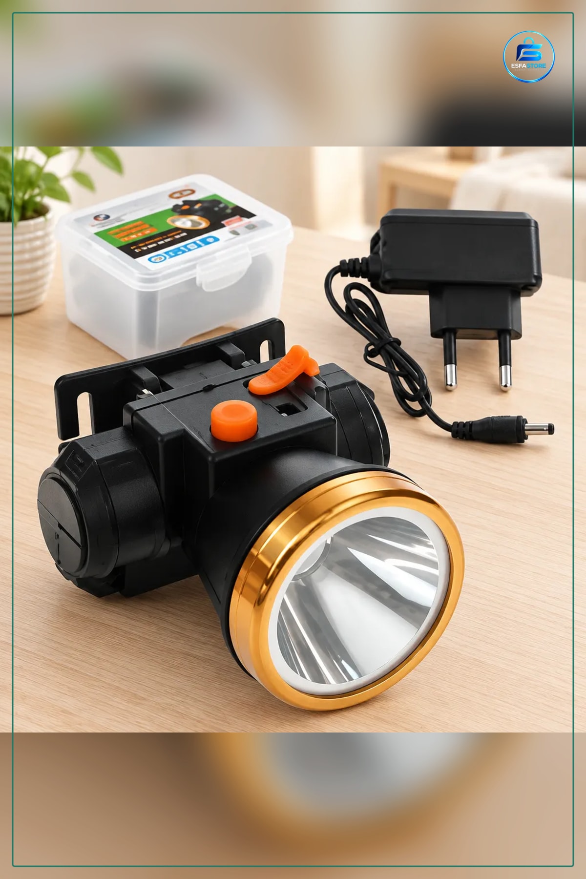Kafa Lambası 40 W LED Eller Serbest Kamp Yürüyüş Av Bisiklet Çalışma Feneri Aydınlatma Gece