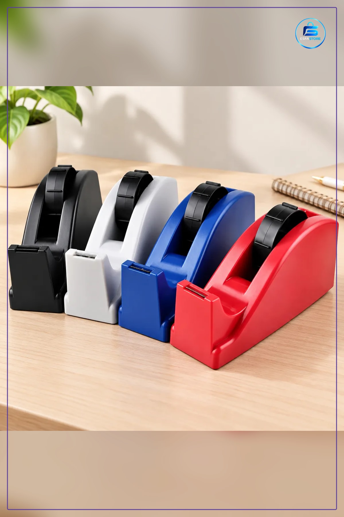 Büyük Masaüstü Bant Kesme Makinesi Ofis Kırtasiye Kesici Dispenser Pratik ve Kolay Kullanımlı