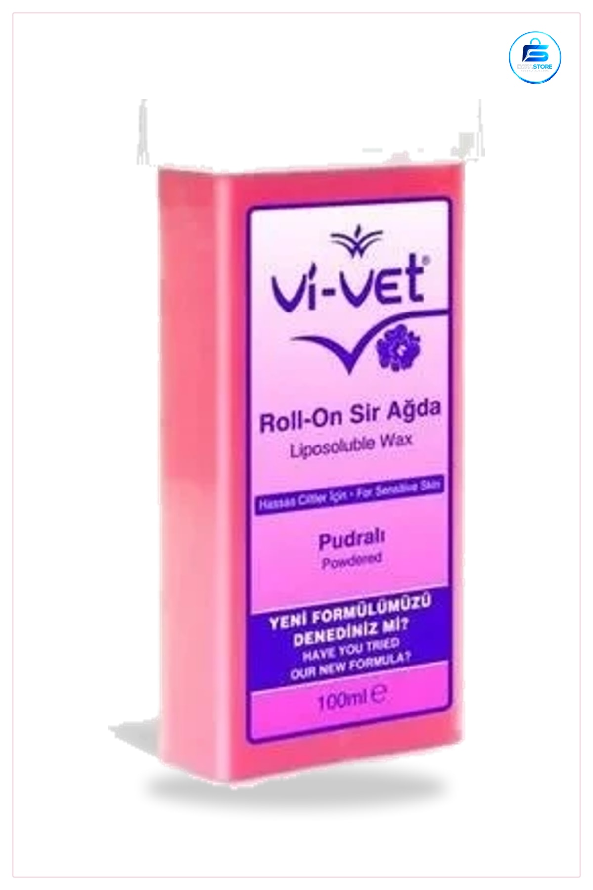 Roll On Sir Ağda 100 ml Pudralı Bölgesel Epilasyon İçin Tüy Dökücü Kartuş Vücut Bakımı