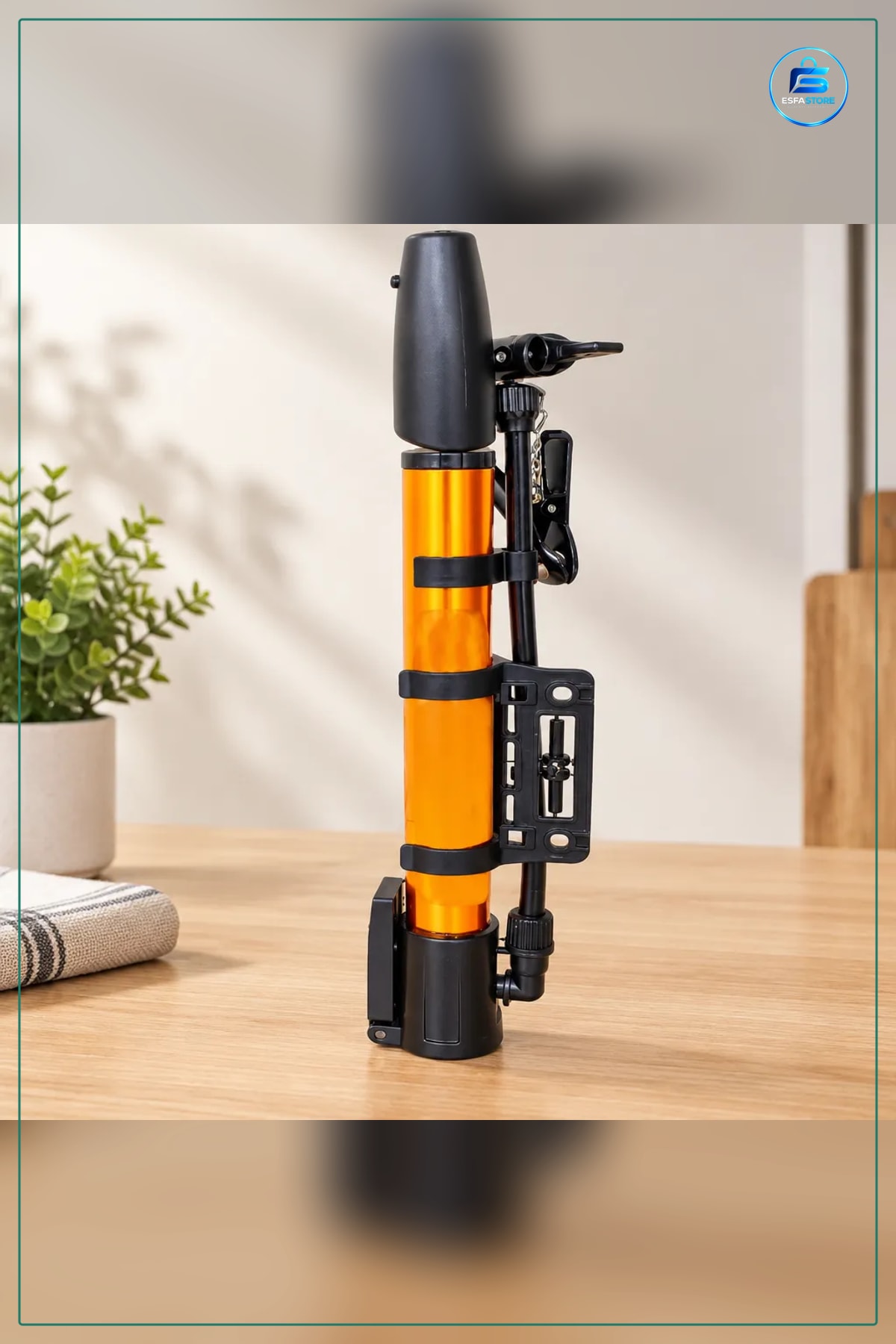 Bisiklet Pompası Lüks Taşınabilir Mini El Tipi Top ve Lastik Şişirici Metal Gövdeli Aksesuarı
