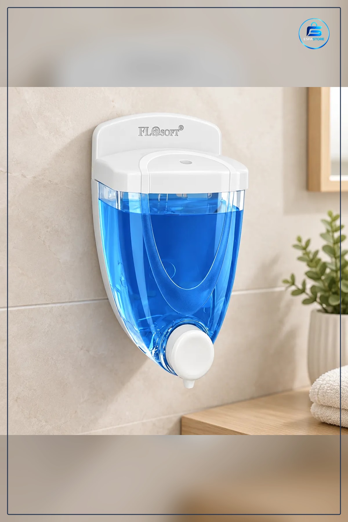 Sıvı Sabunluk 350 ml Duvar Tipi Banyo Mutfak Sabun Dağıtıcı Şeffaf Depolu Aksesuar