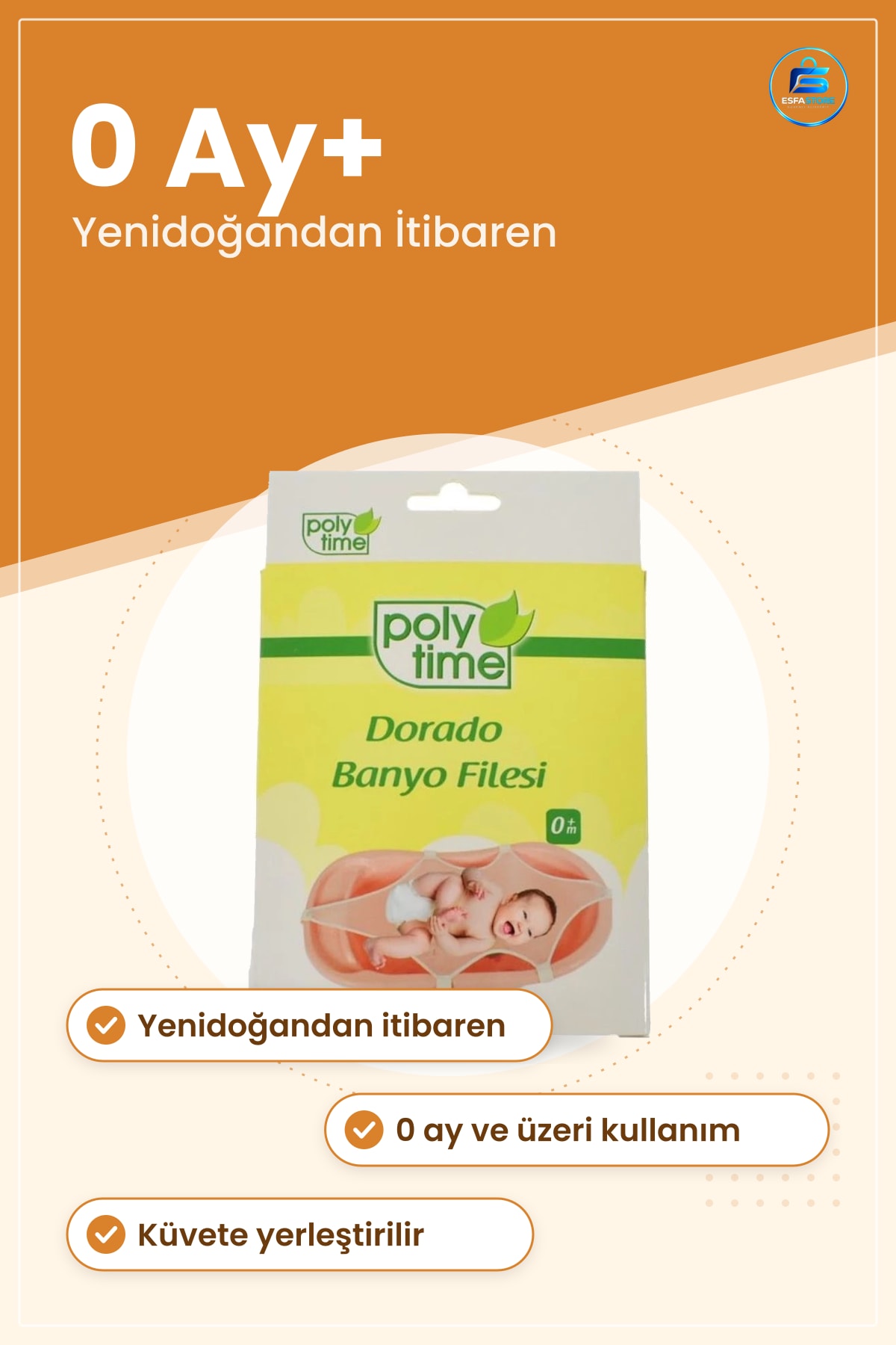 Bebe Küvet Filesi Yenidoğan Bebek Banyo Aksesuarı 0 Ay ve Üzeri Kullanıma Uygun Destek