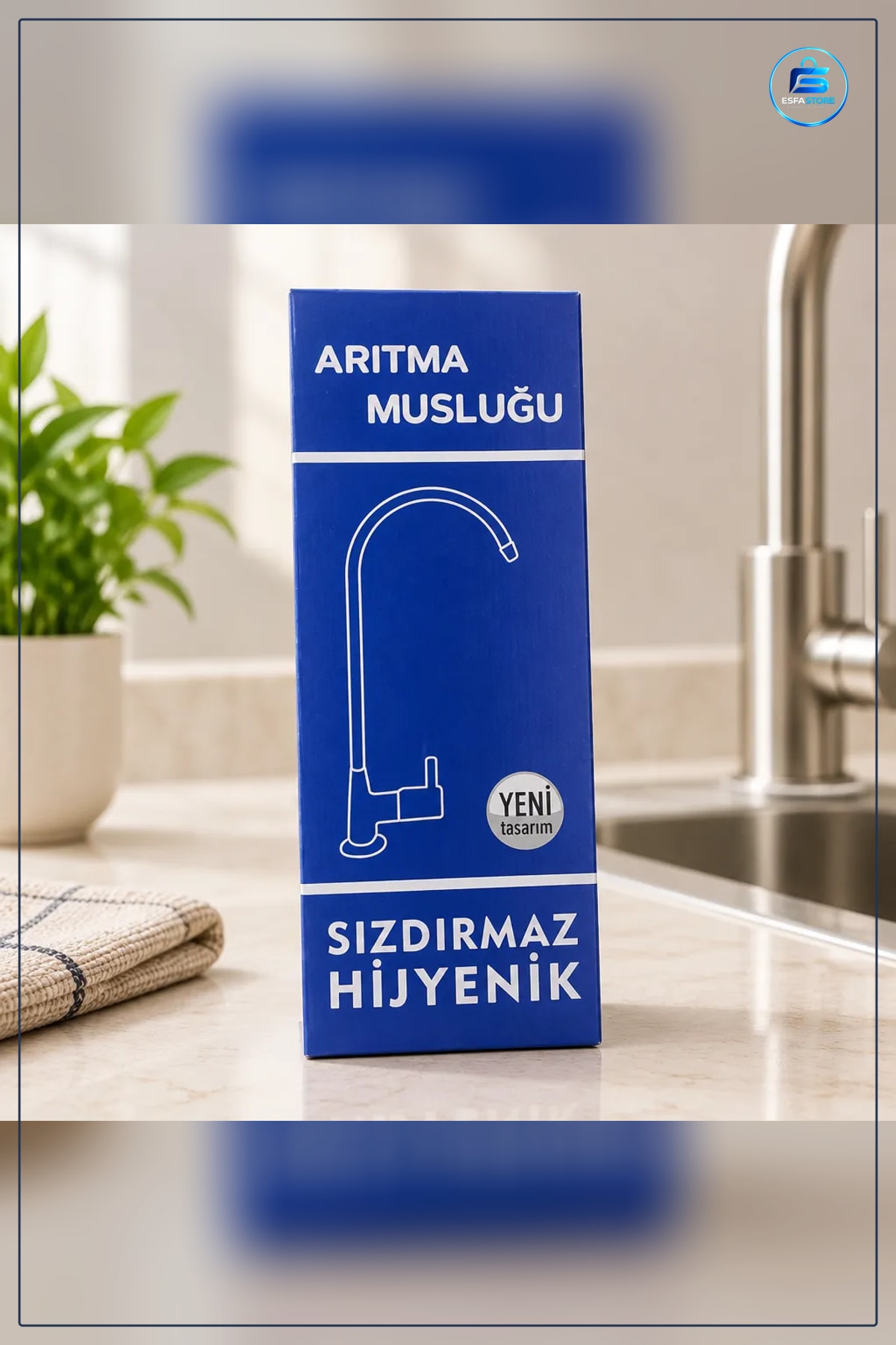 Arıtma Musluu Ara Musluk Mutfak Su Filtresi Sistemi İçin Sızdırmaz Hijyenik Yeni Tasarım