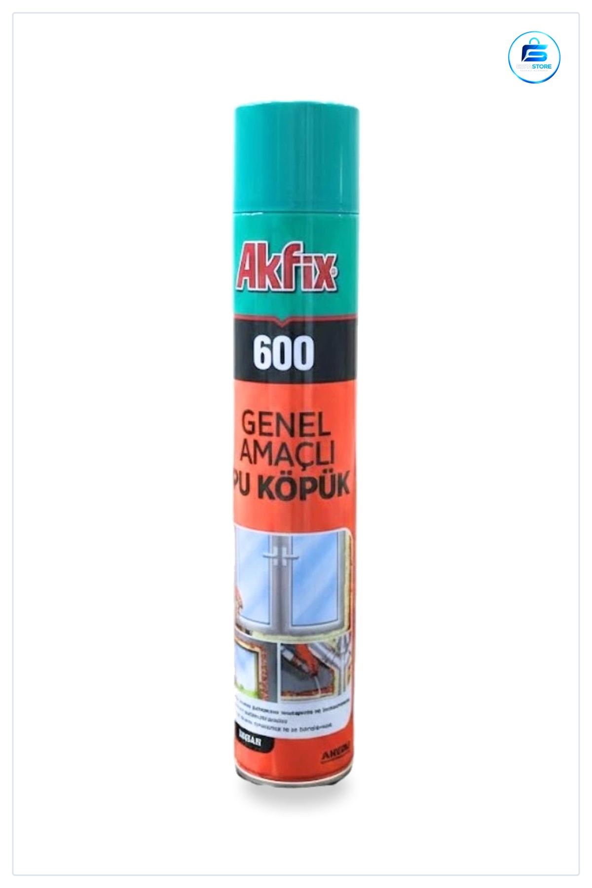 Poliimüretan Köpük 600 ml Genel Amaçlı Sprey Yapıştırıcı Dolgu Yalıtım Tadilat Hırdavat Malzemesi