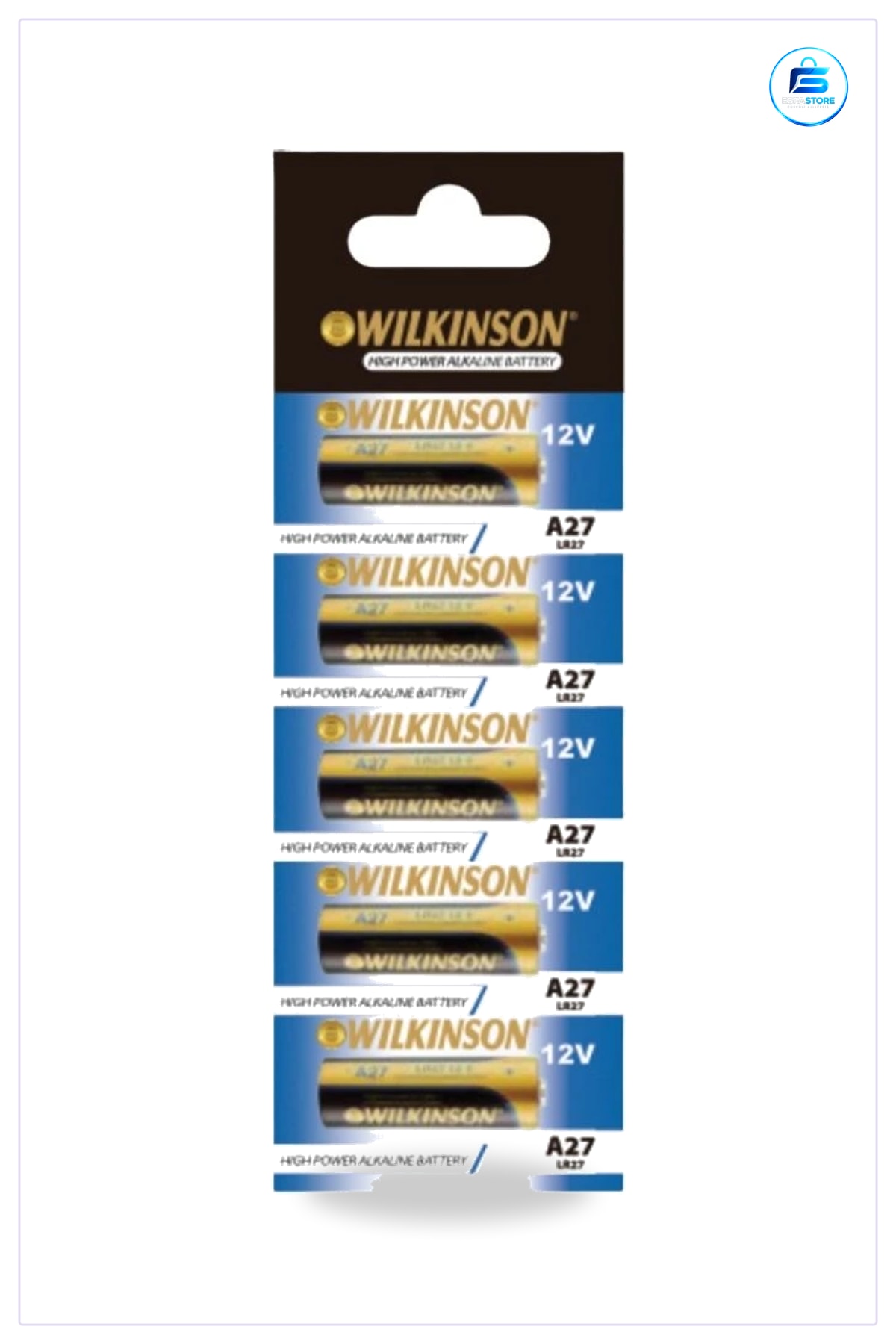 A27 Pil 12V LR27 Alkalin 5 Adet Yüksek Güç Uzaktan Kumanda Pili Kartela Ofis Ev Kullanışlı