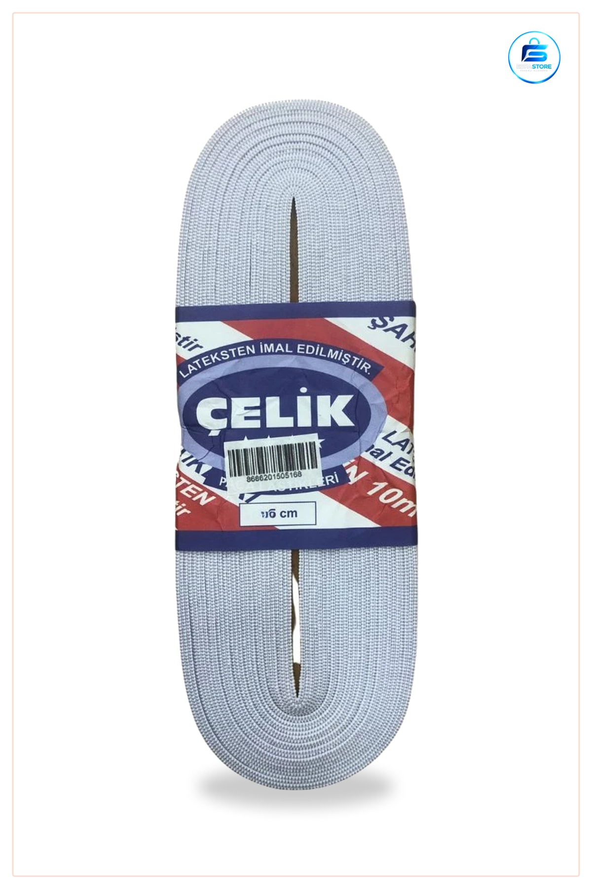 Paça Lastiği Beyaz 10 m 2 cm Elastik Şerit Dikişlik Giyim Tamiri Pantolon Paçası Bant