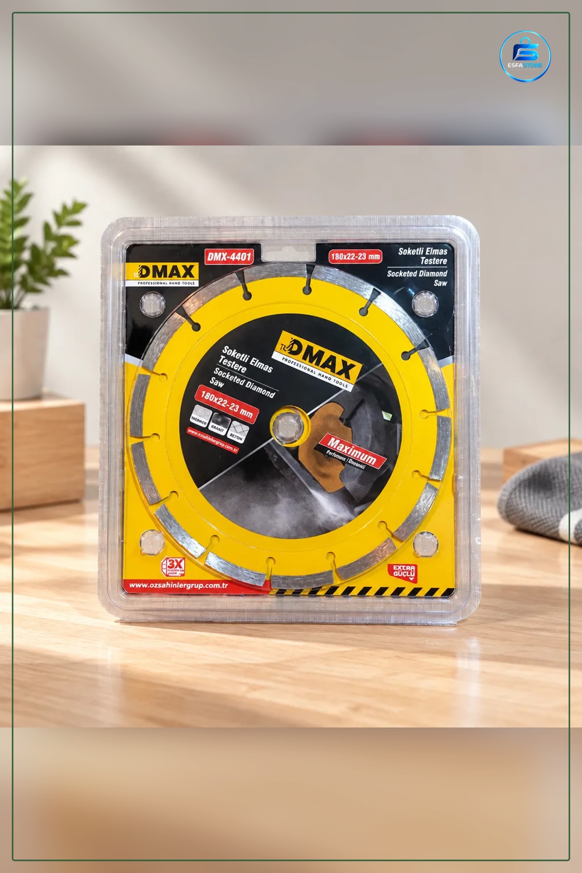 Soketli Elmas Daire Testere Bıçağı 180x22 mm Hassas Kesim Diski Elektrikli El Aleti