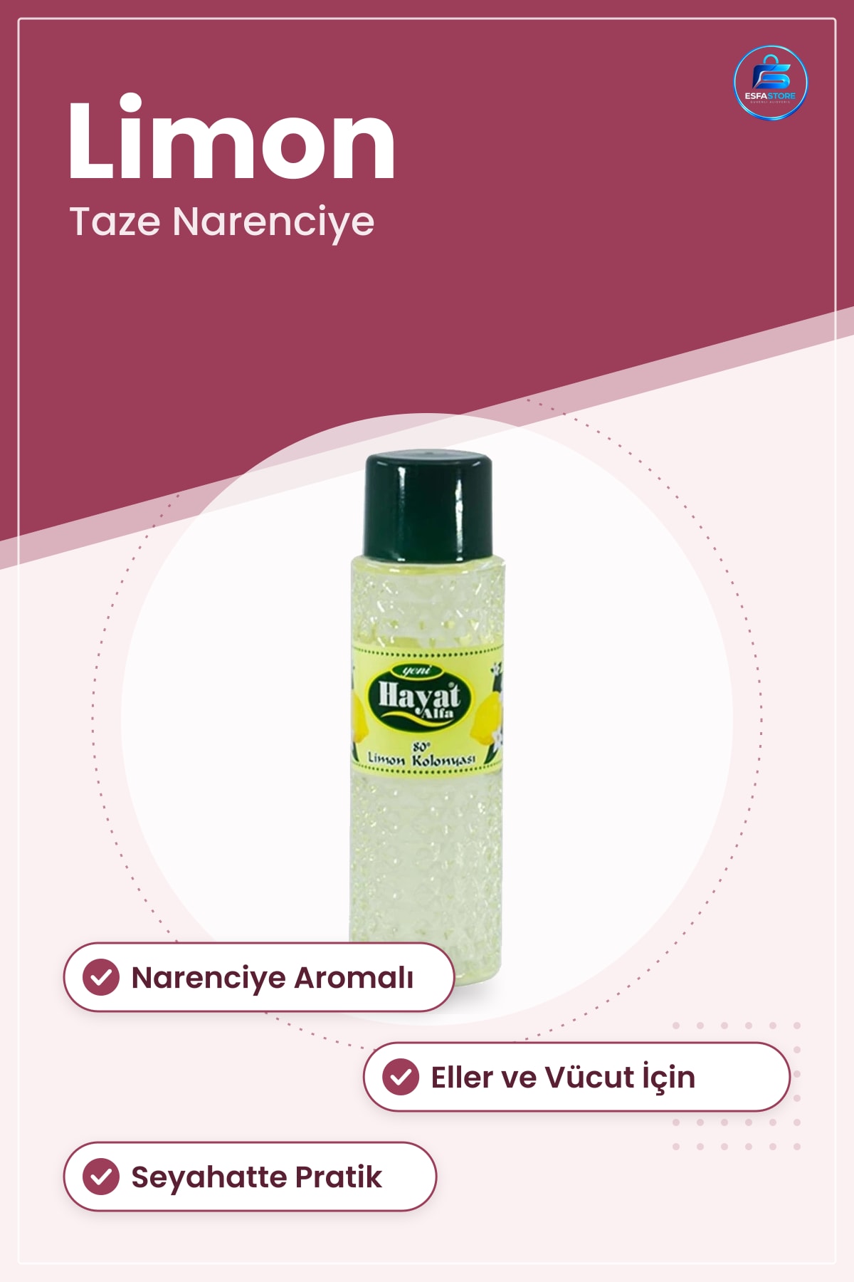 Limon Kokulu Kolonya cc Taze Narenciye Aromalı Parfüm Tarzı Banyo ve Ev Kullanımı İçin