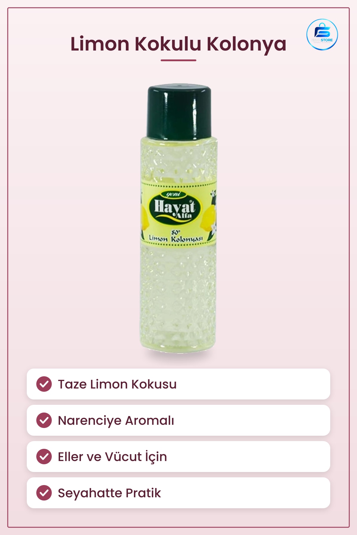 Limon Kokulu Kolonya cc Taze Narenciye Aromalı Parfüm Tarzı Banyo ve Ev Kullanımı İçin