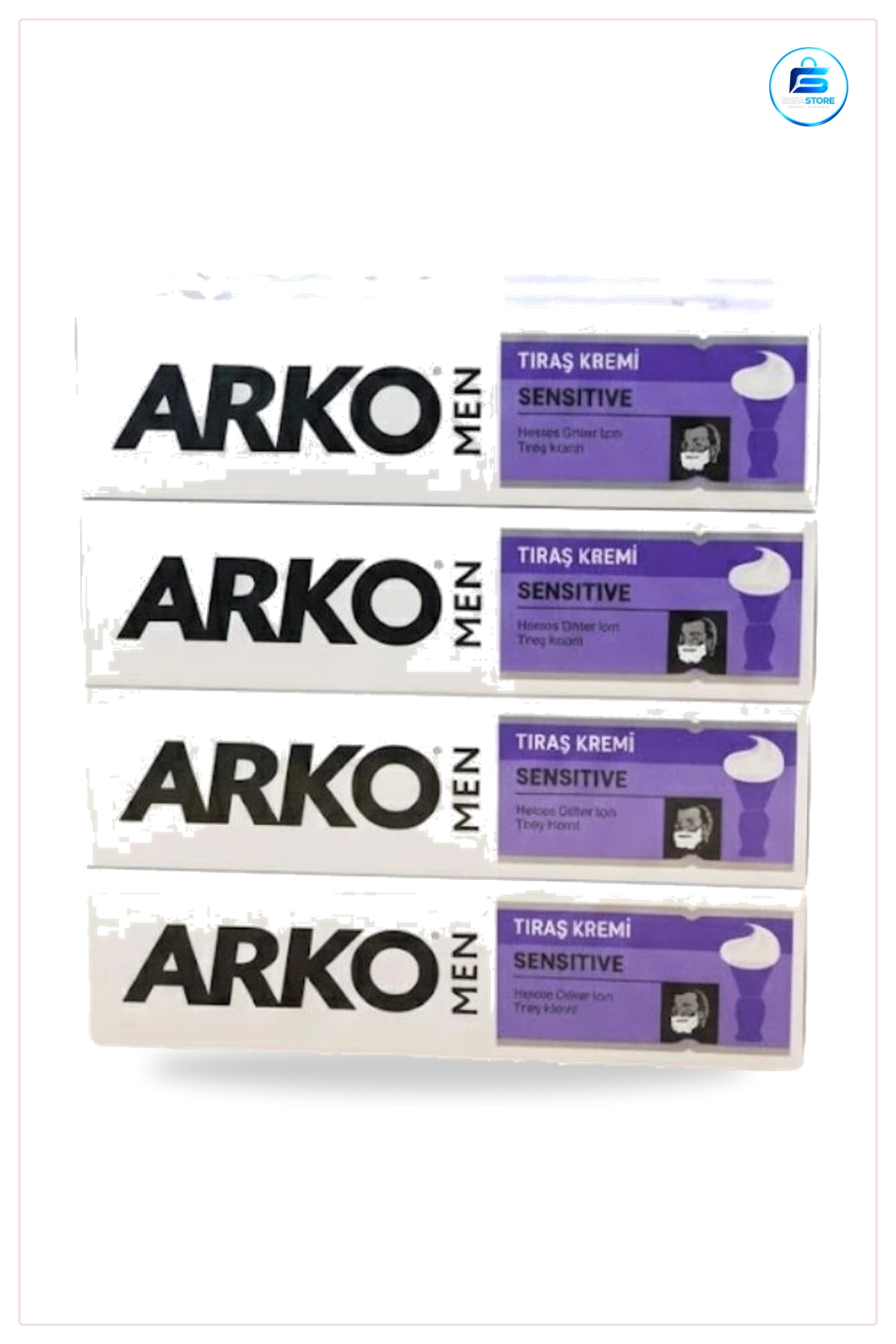 Sensitive Tıraş Kremi 90 g Hassas Ciltler İçin Erkek Islak Kullanım Köpük Jeli Banyo Bakım