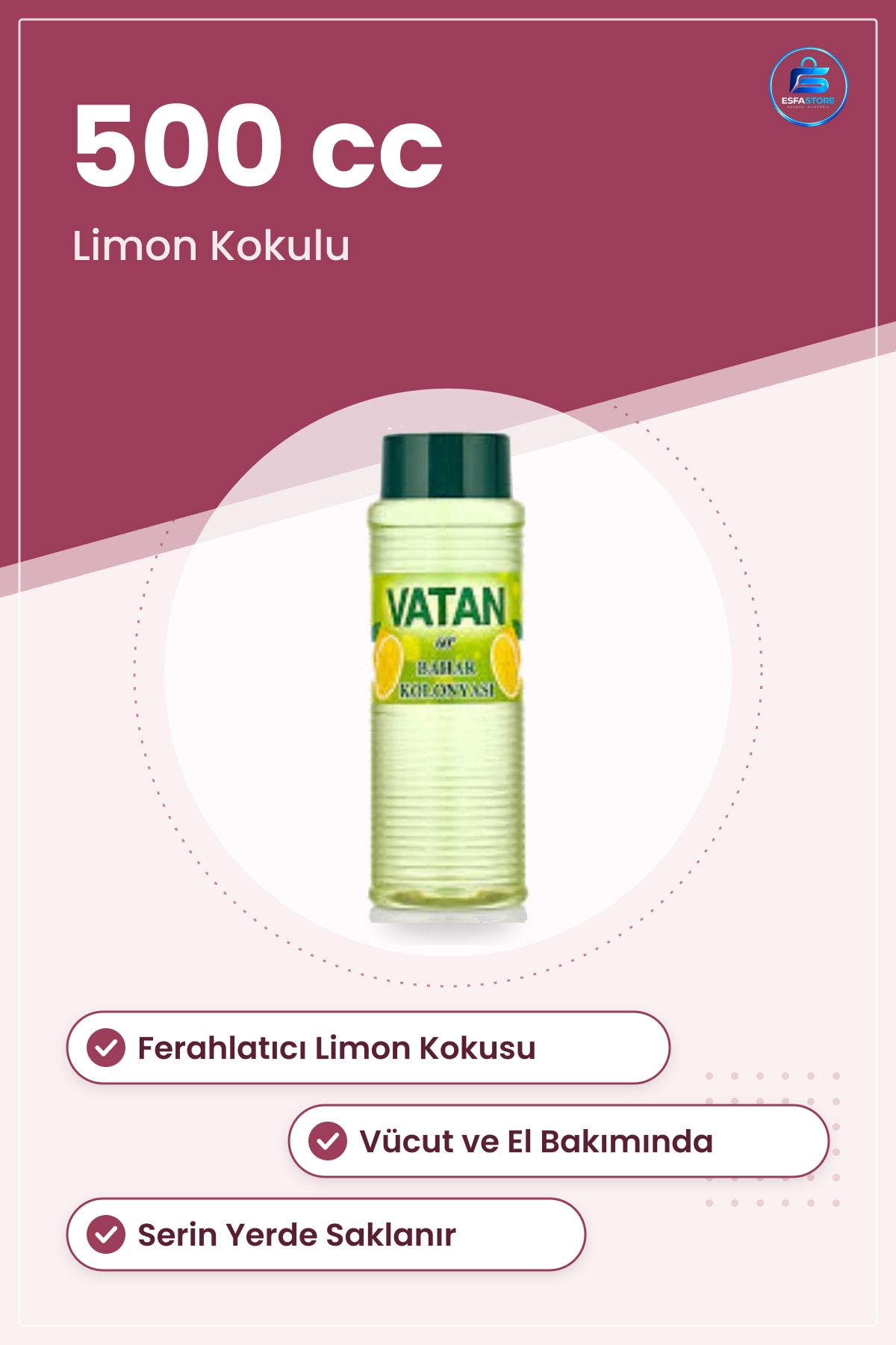 Limon Kolonyası cc Ferahlatıcı Vücut El Yüz Kişisel Bakım Parfüm Deodorant Kozmetik Şişe