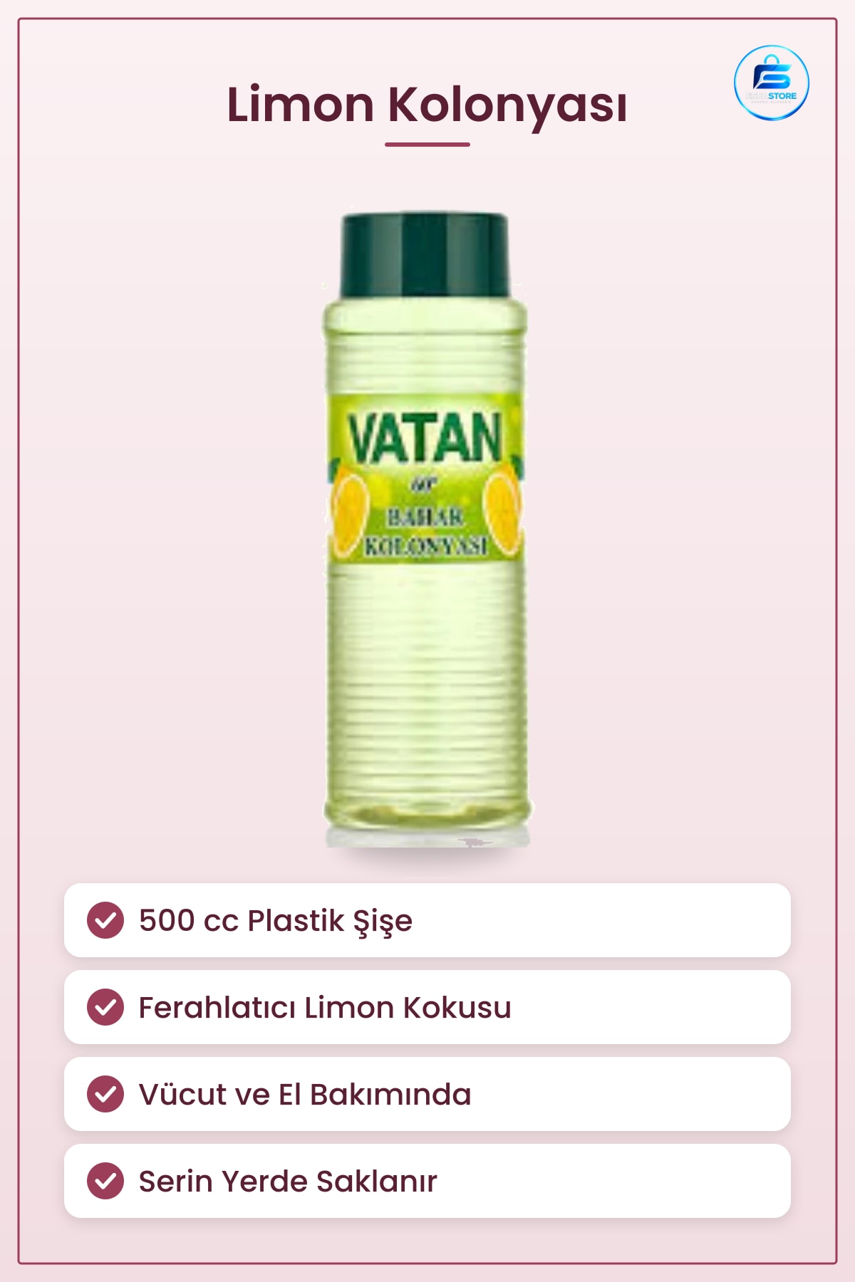 Limon Kolonyası cc Ferahlatıcı Vücut El Yüz Kişisel Bakım Parfüm Deodorant Kozmetik Şişe