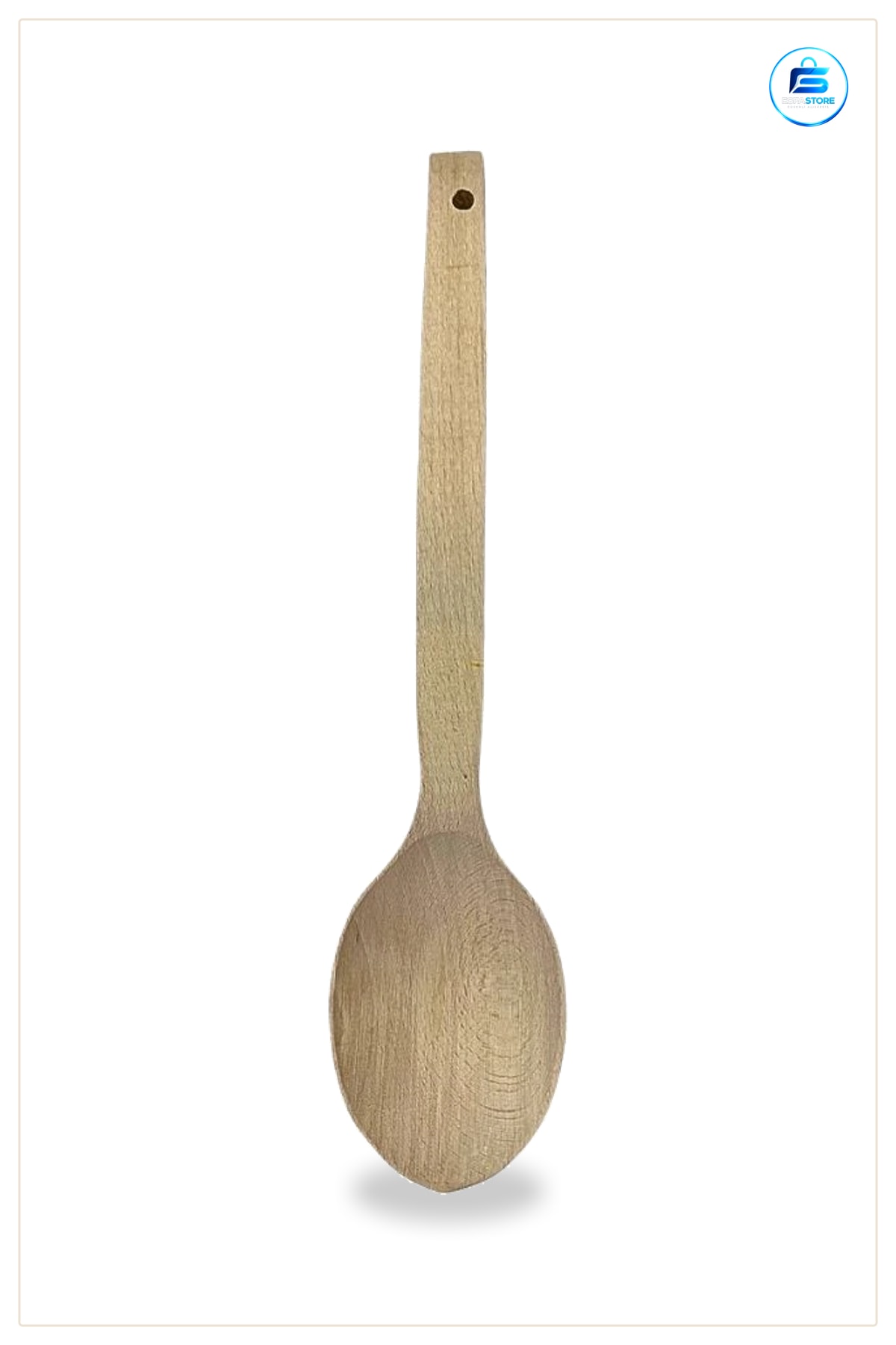 Tahta Kepçe 35 cm Spatula Doğal Ahşap Yemek Karıştırma ve Servis Kaşığı Mutfak Gereci