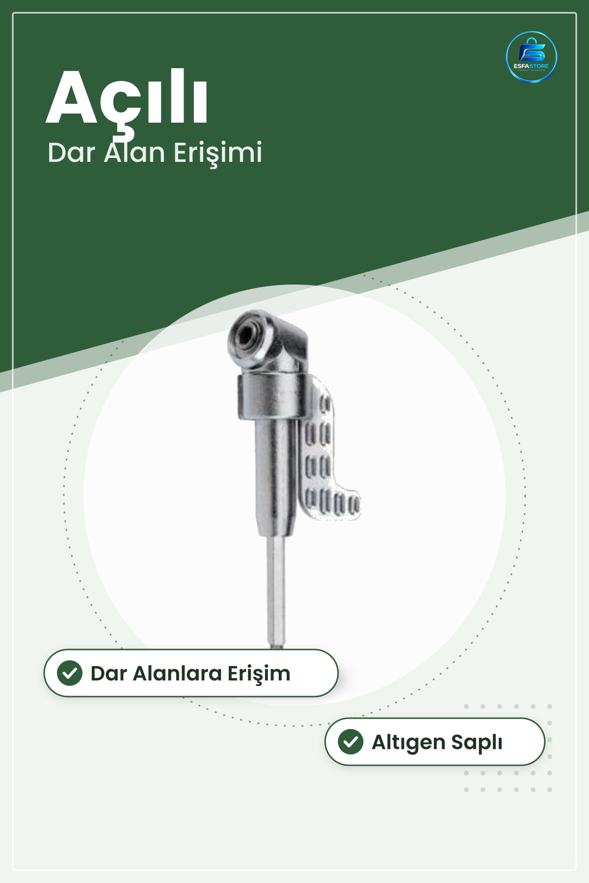 Köşe Vidalama Adaptörü Açılı Matkap Aksesuarları Dar Alan Erişim Ucu Altıgen Saplı Elektrikli Aleti