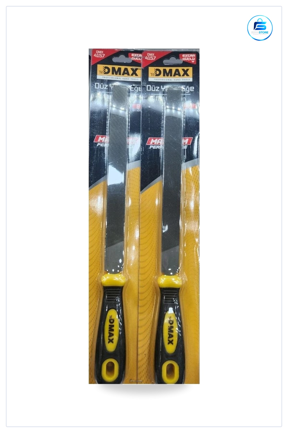Yassı Eğe No:8 Düz El Eğesi Blisterli Hırdavat Metal İşleme Aşındırma Tamir Atölye Aleti