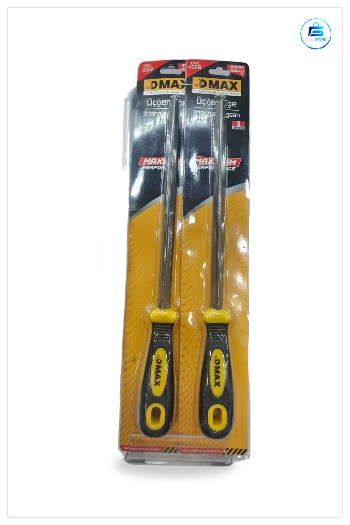 Üçgen Eğe Seti No 8 Blisterli Manuel El Aleti Metal Tesviye Hırdavat Düzeltme Aracı