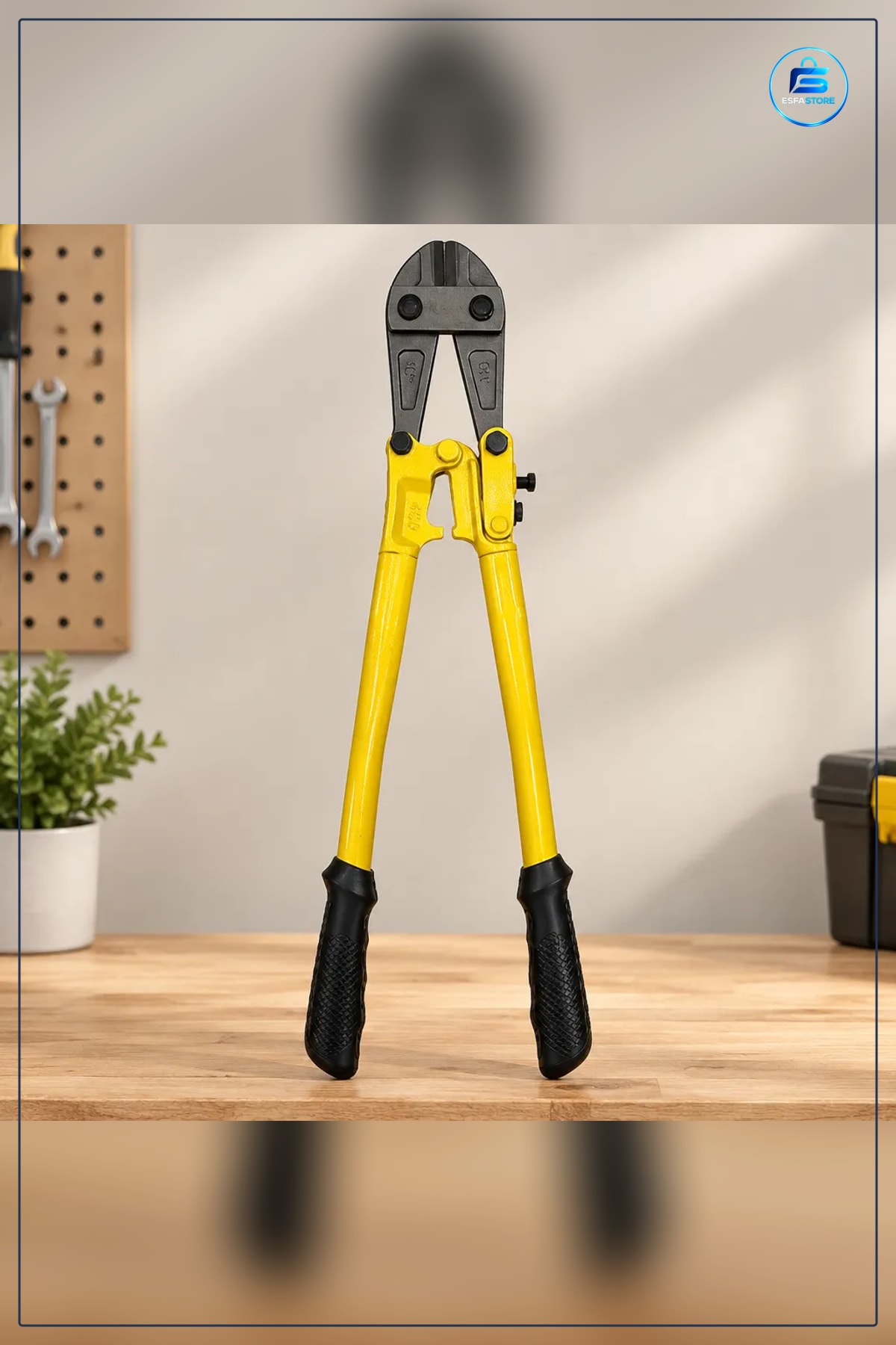 Demir Kesici Makas 18x450 mm Cıvata Kesme Aleti Kauçuk Saplı Atölye Hırdavat Aracı