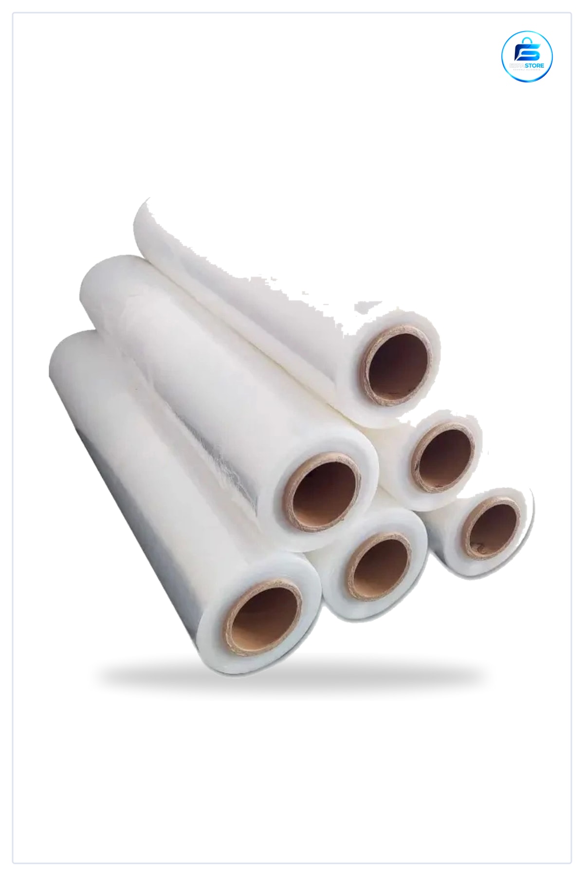 Kalın Palet Streçi 45 cm 2 kg Beyaz Kutu ve Ambalaj Malzemesi Sarma Stretch Film Depo Nakliye