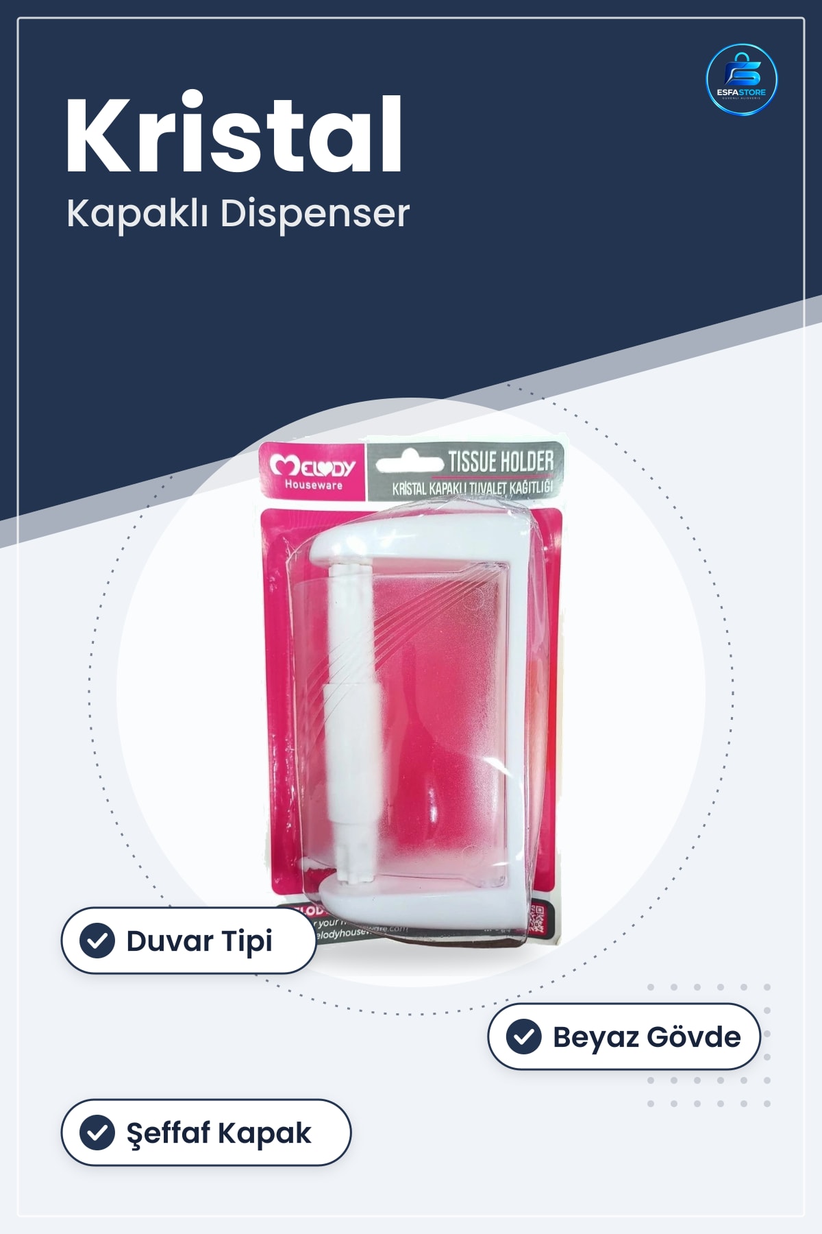 Kristal Kapaklı Tuvalet Kağıdı Dispenseri Banyo Beyaz Kağıtlık Violet Wc Kağıtlığı Duvar Tipi