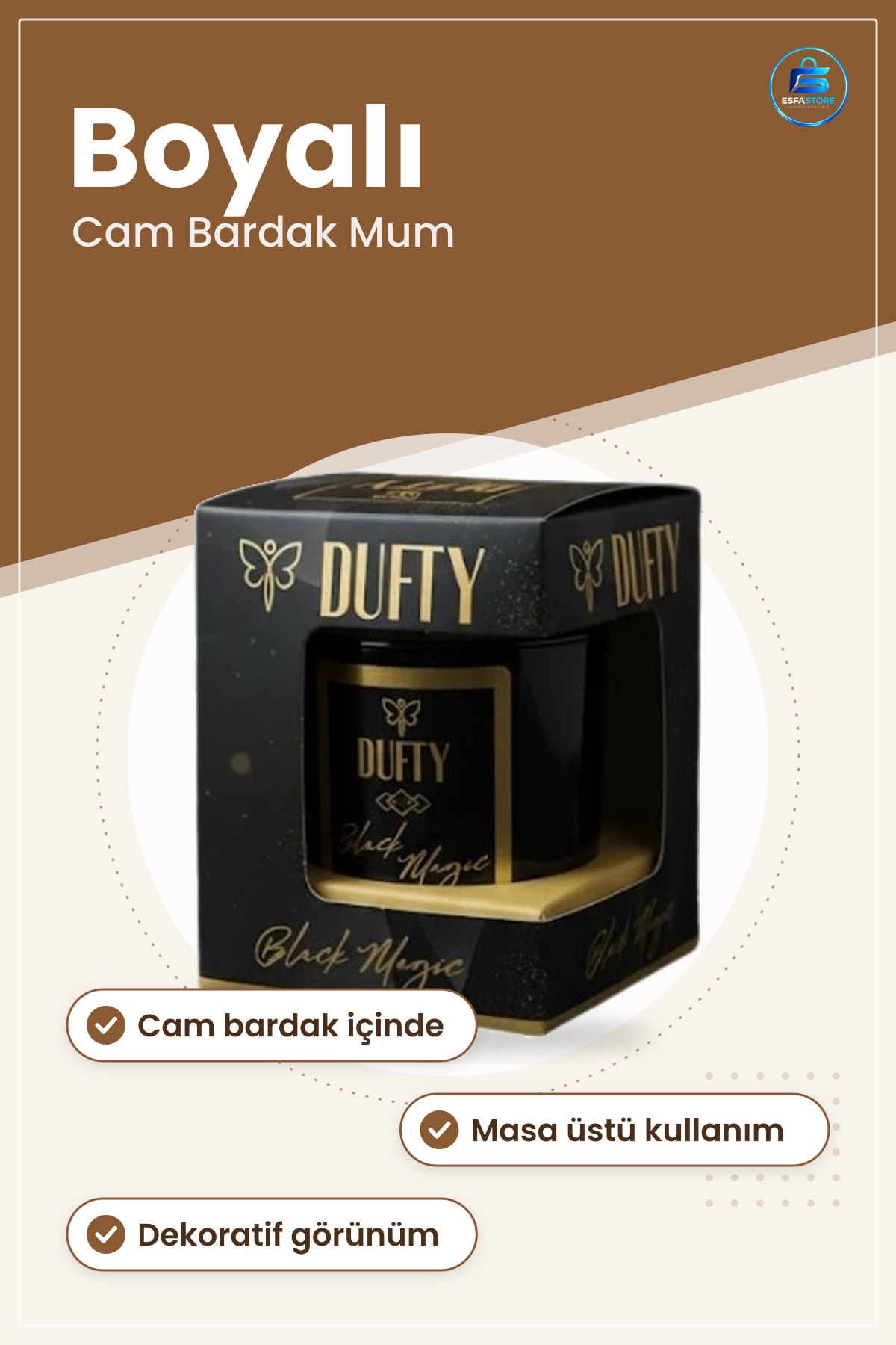 Boyalı Cam Bardak Mum Kandil Dekoratif Ev Dekorasyonu Masa Üstü Oda Hediyelik Aydınlatma Ürünü