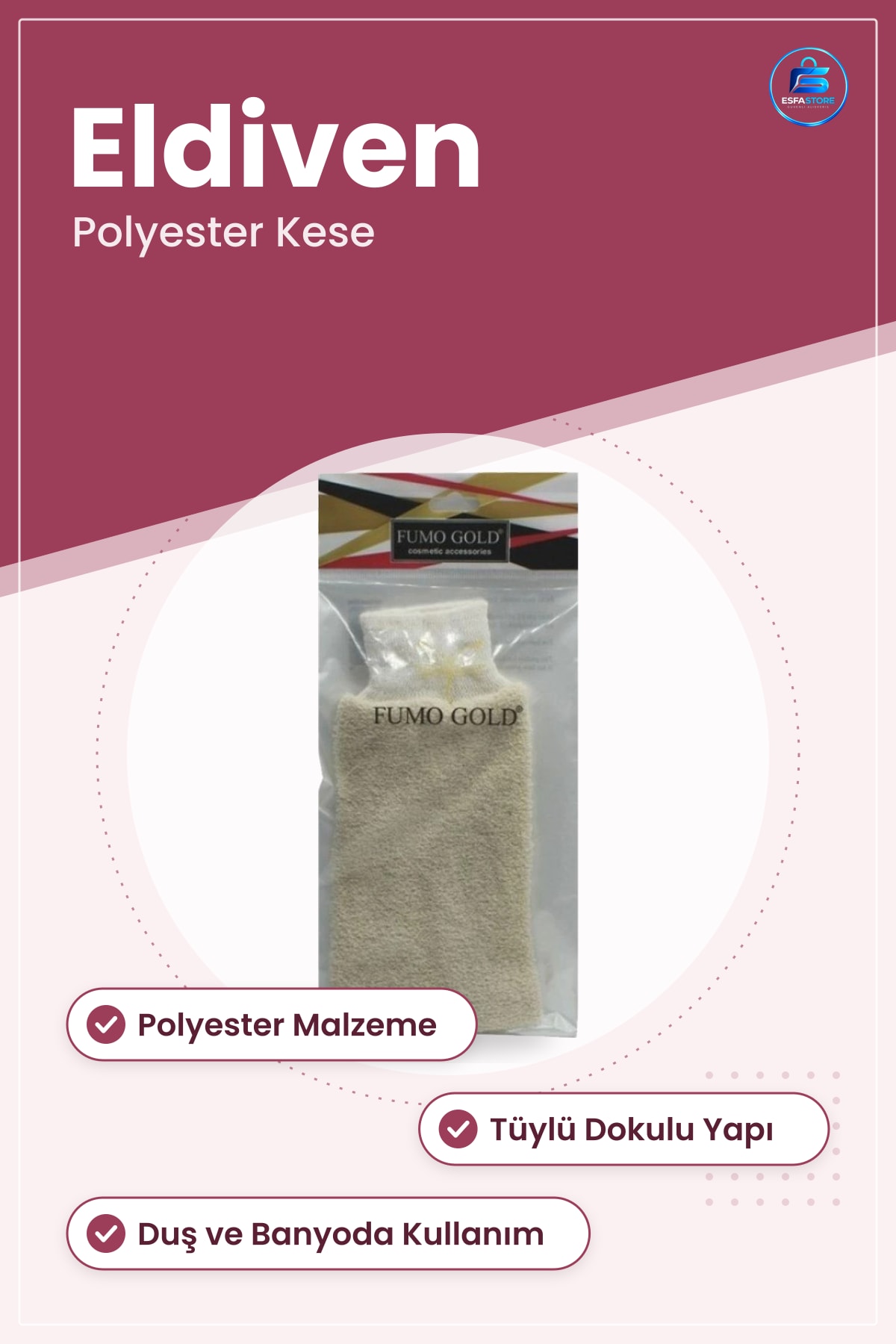 Polyester Eldiven Kese Lifi Banyo Süngeri Duş Vücut Temizleme Ölü Hücre Giderici Bakım