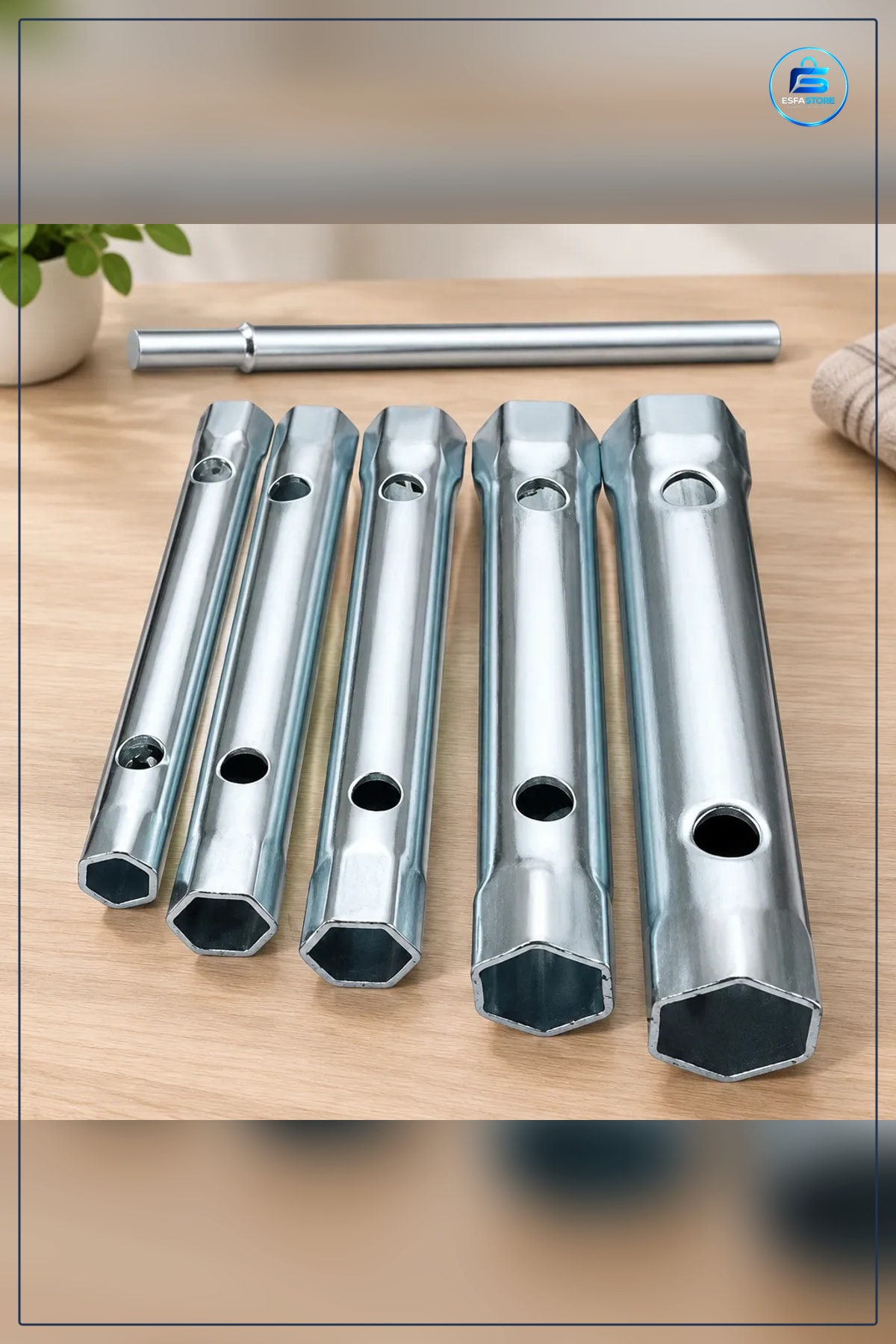Lokma Takımı 6 Parça Kovan Anahtar Seti Hırdavat Tamirat Aletleri Metal Pratik Kullanım