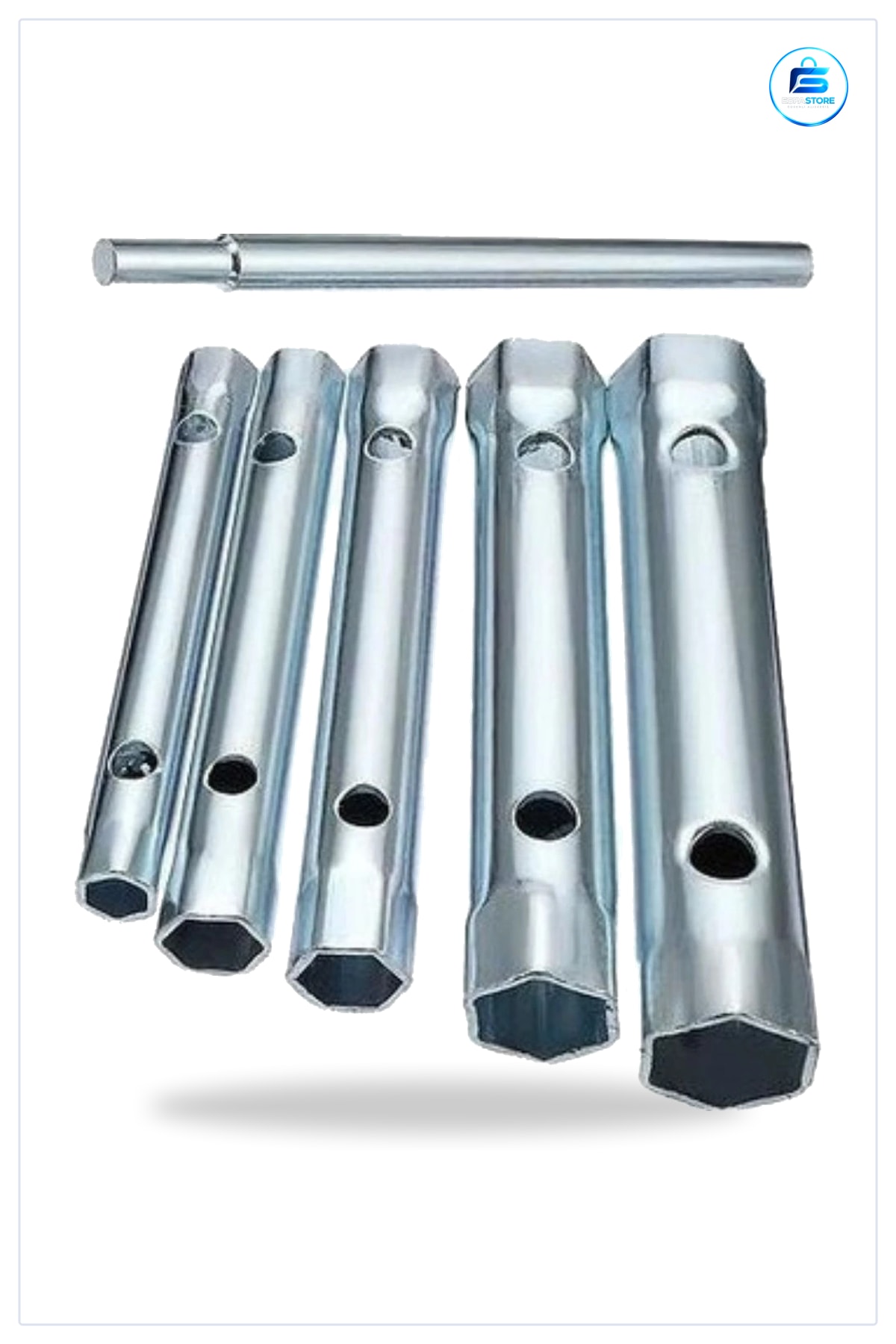 Lokma Takımı 6 Parça Kovan Anahtar Seti Hırdavat Tamirat Aletleri Metal Pratik Kullanım