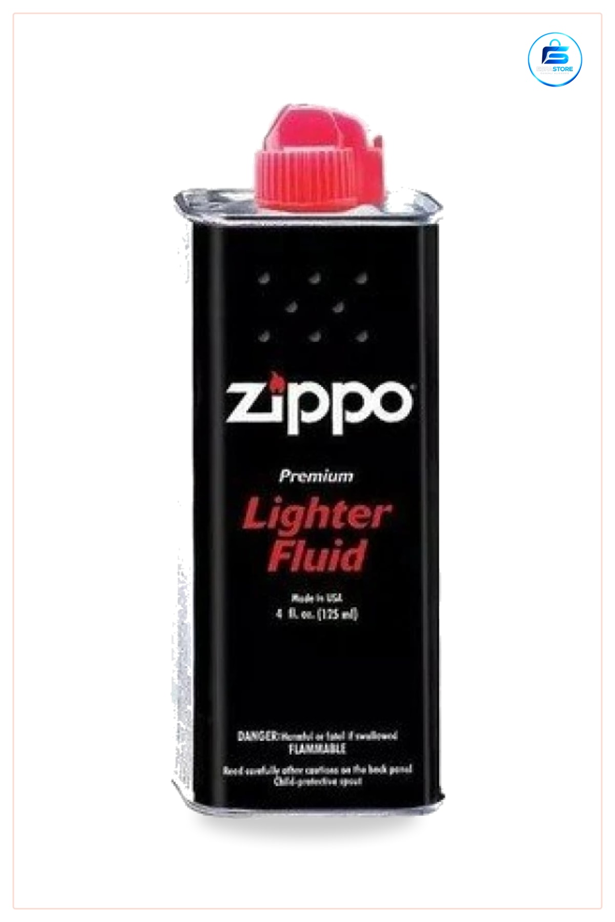 Çakmak Gazı 125 ml Benzin Sıvı Yakıt Dolum İçin Metal Kutu Ambalajlı Kullanıma Hazır
