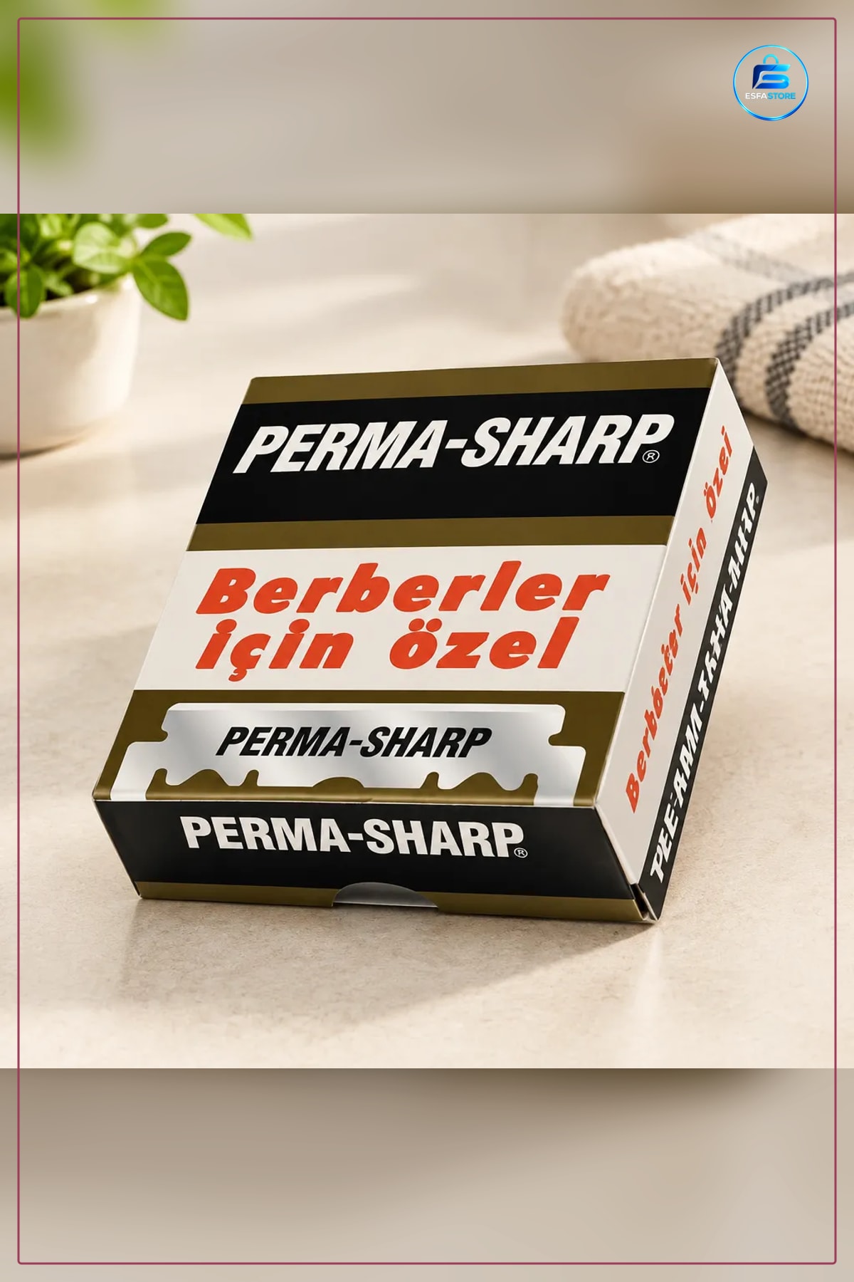 Perma Tıraş Bıçağı 100 Adet Berberler İçin Özel Islak Jilet Erkek Kişisel Bakım Kutulu