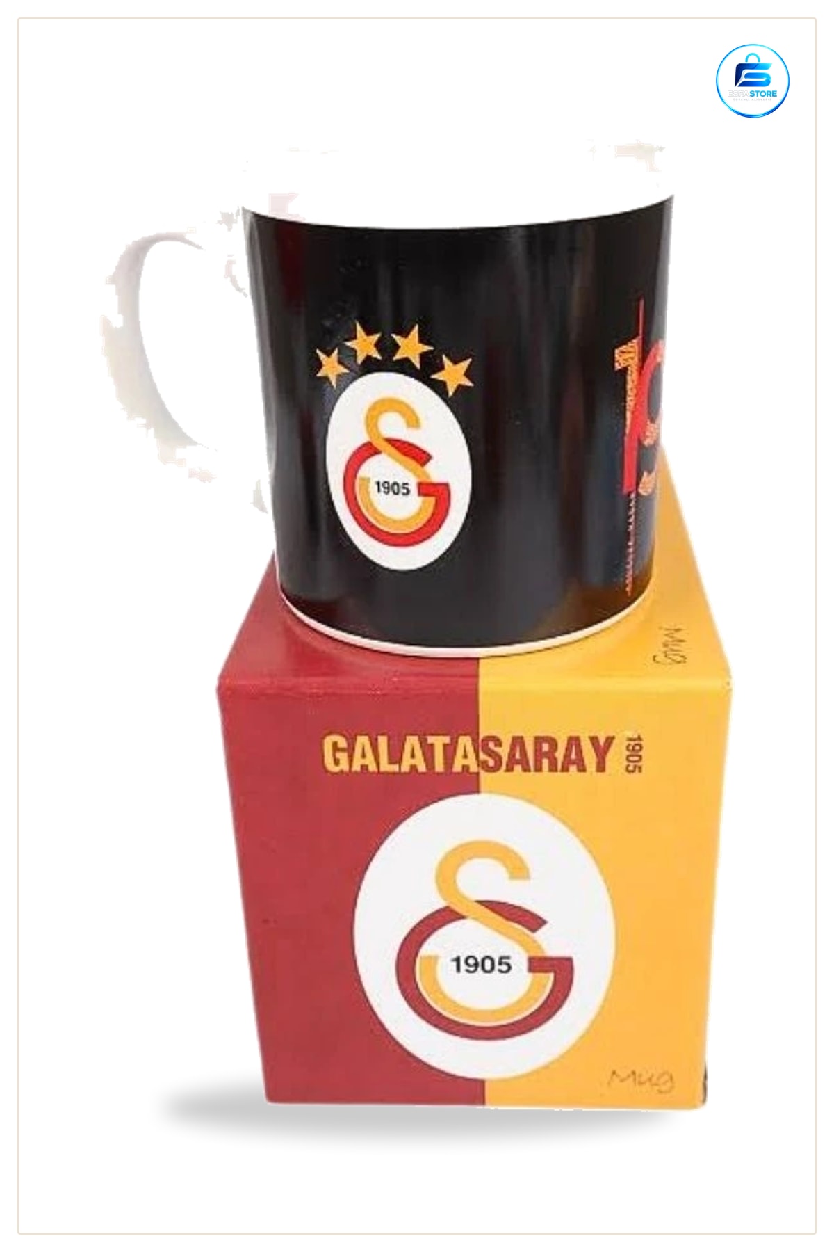Taraftar Kupa Galatasaray Kahve Çay Hediyelik Ofis Mutfak Bardak Kulplu Ev Kullanımı Sofra
