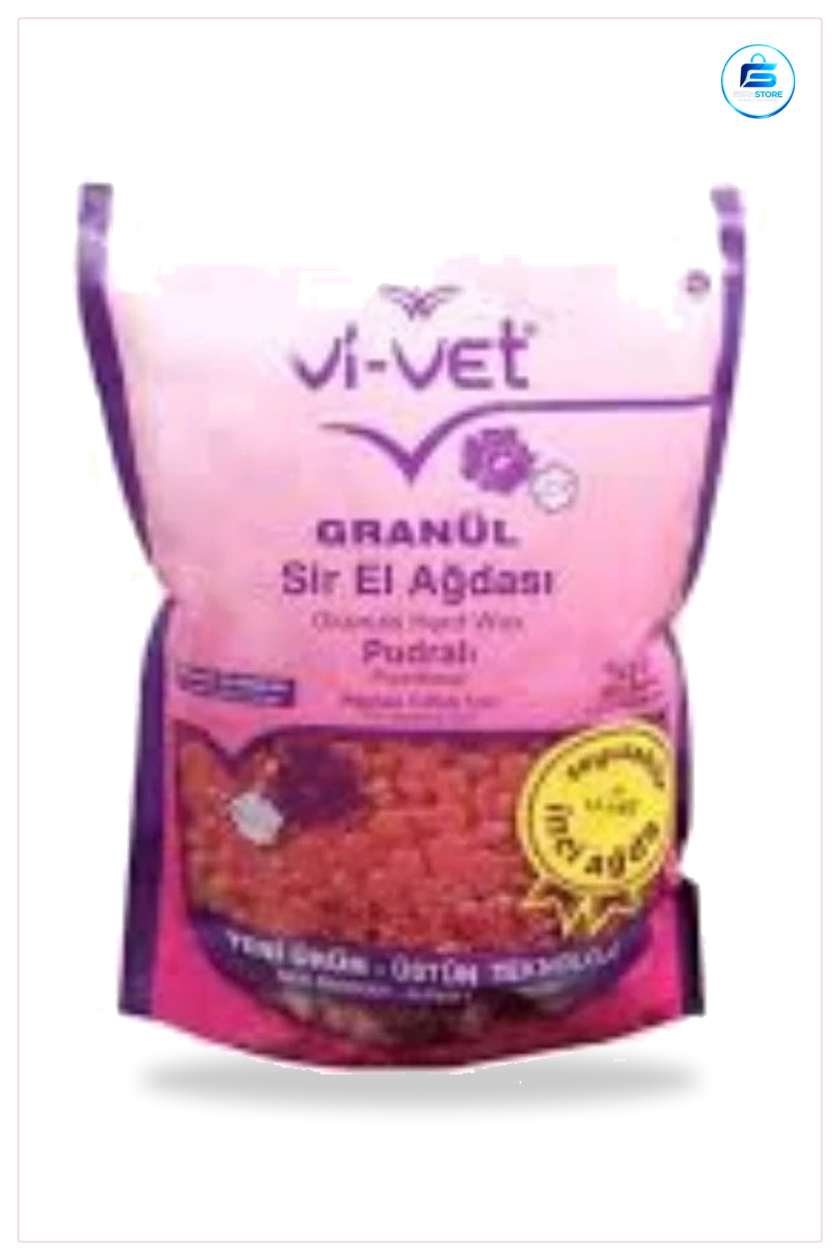 Granül Sir El Ağdası 250 gr Pudralı Tüm Cilt Tipleri İçin Epilasyon Ağda Tüy Alma Kozmetik