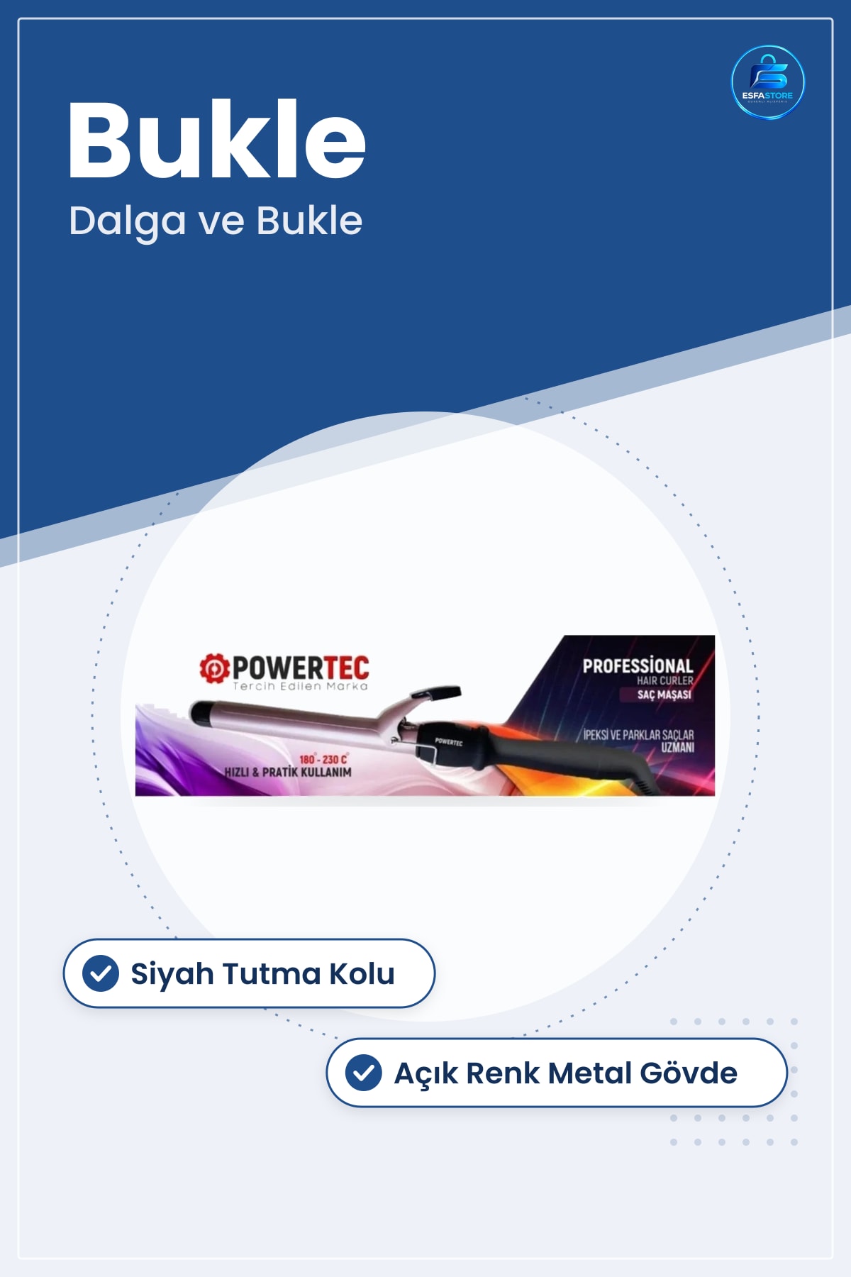Saç Maşası Profesyonel Dalgalı Bukle Maşa Elektrikli Kıvırcık Şekillendirici İpeksi