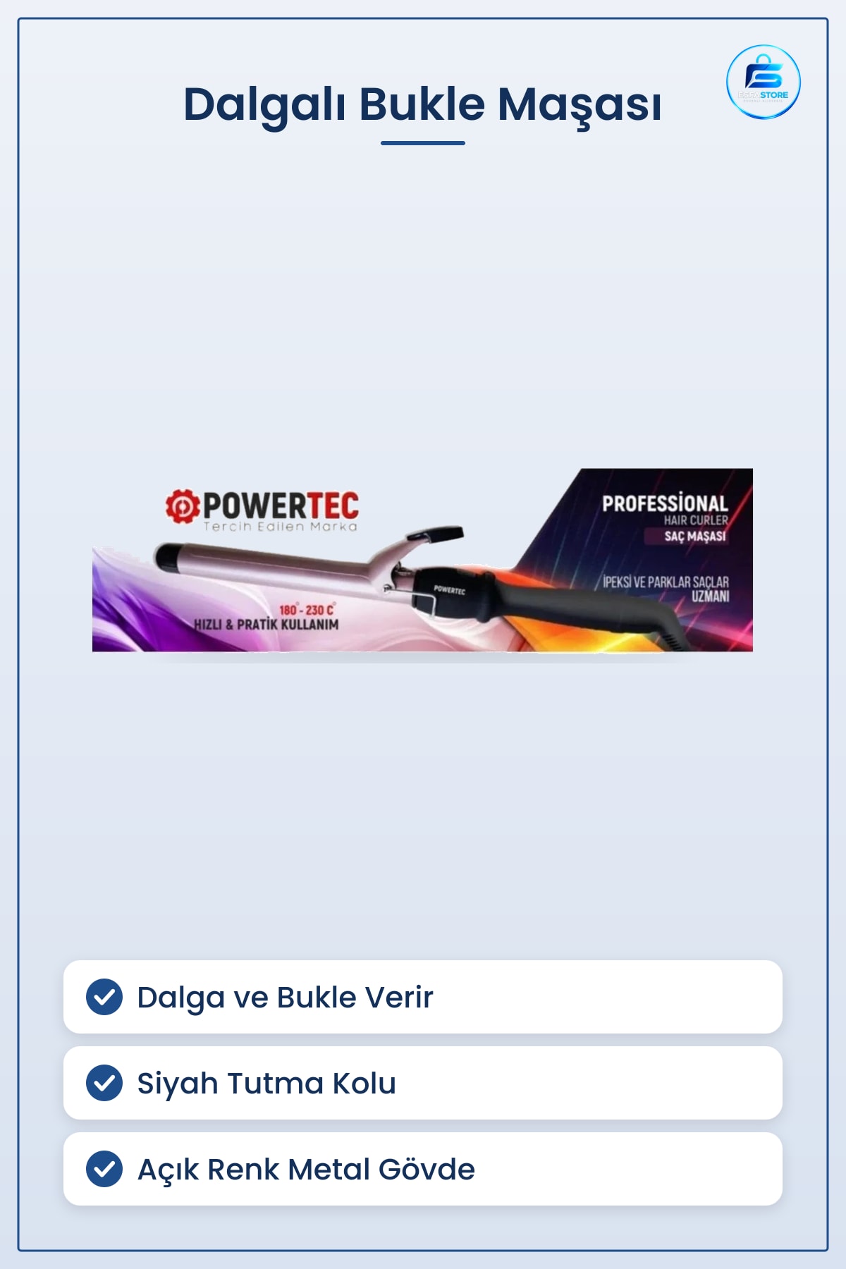 Saç Maşası Profesyonel Dalgalı Bukle Maşa Elektrikli Kıvırcık Şekillendirici İpeksi