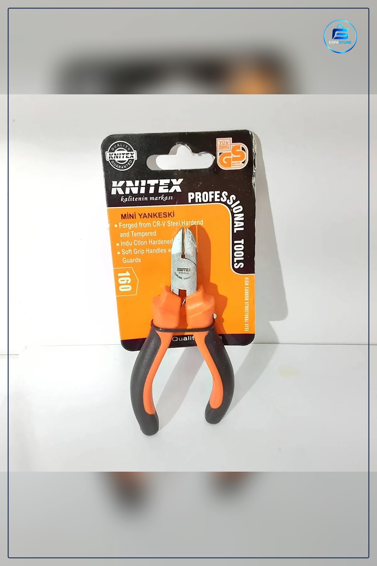 Mini Yan Keski 4.5' Yankeski Kablo Tel Kesici Manuel Hırdavat El Aleti Tamir Kesme Aracı