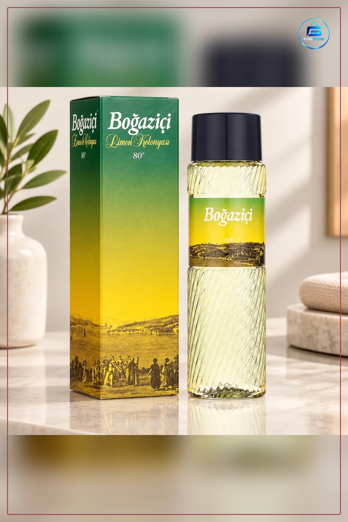 Limon Kolonyası 200 ml Ferahlatıcı Vücut Kişisel Bakım Cam Şişe Parfüm ve Deodorant Ürünü