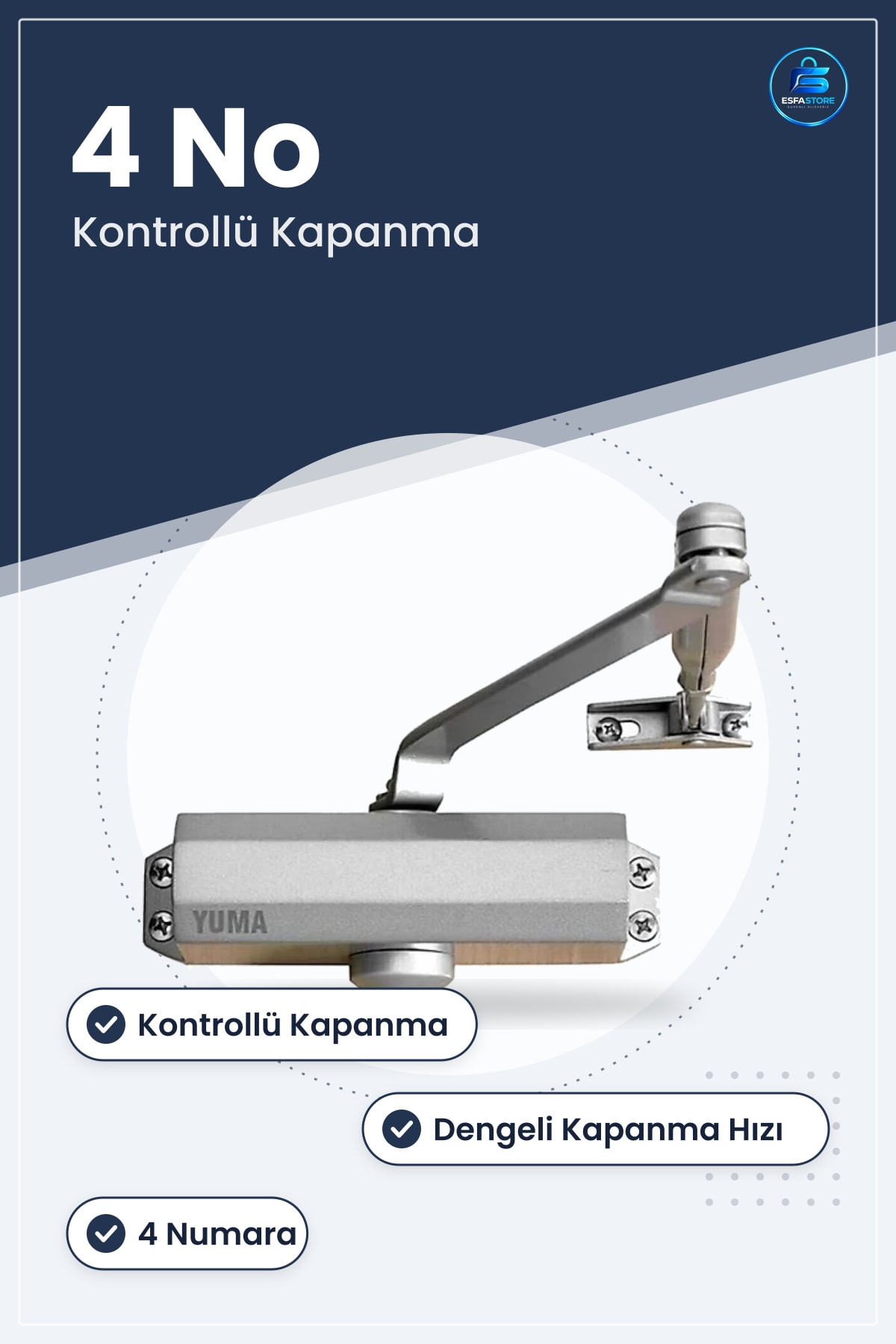 Kapı Hidroliği Kontrollü Dengeli Kapanma Hırdavatı Hidrolik Kapatıcı Mekanizması Ofis