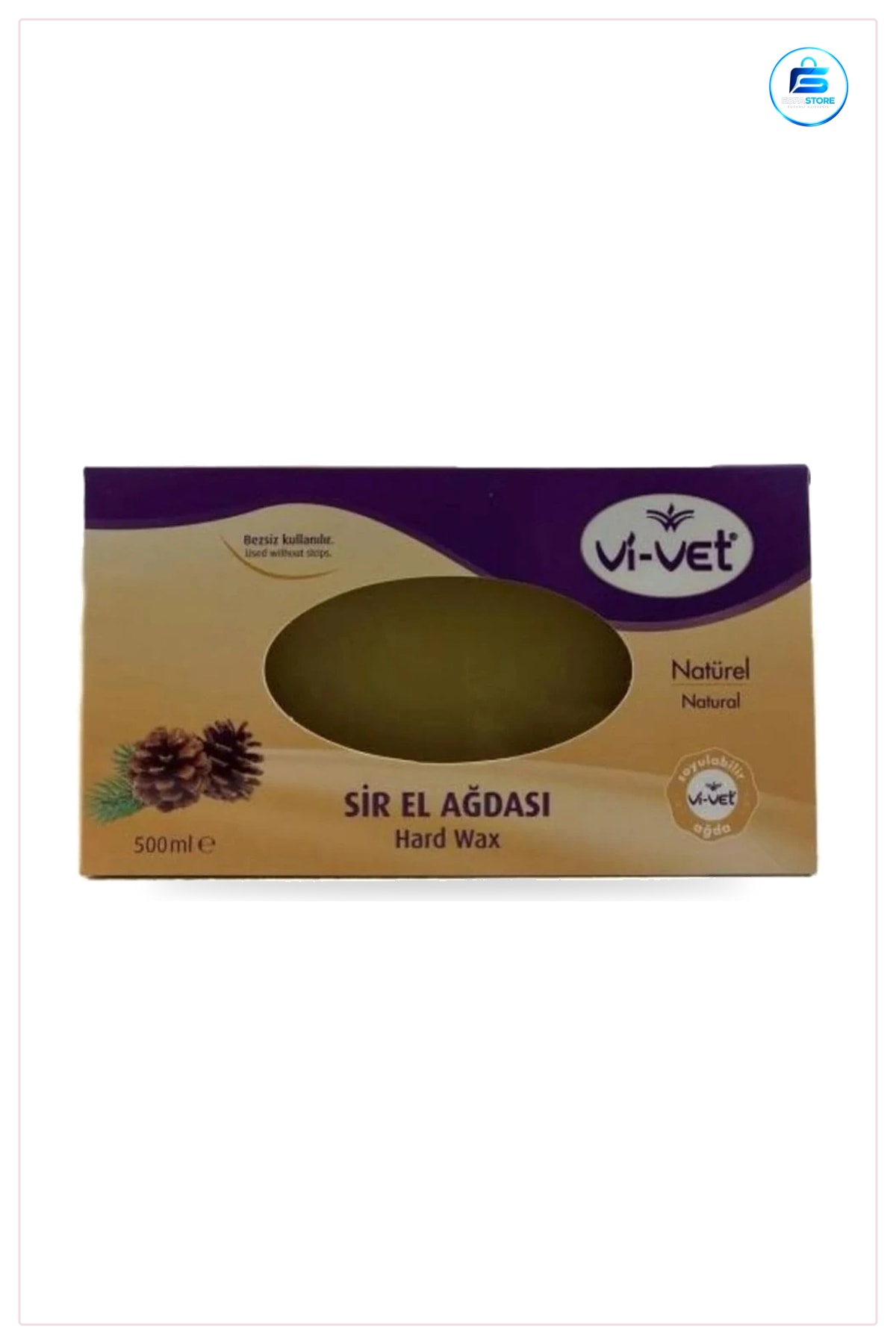 Sir El Ağdası Natürel 400 ml Hard Wax Tüy Alma İşlemleri İçin Cilde Uygulanan Kozmetik Bakım Ürünü