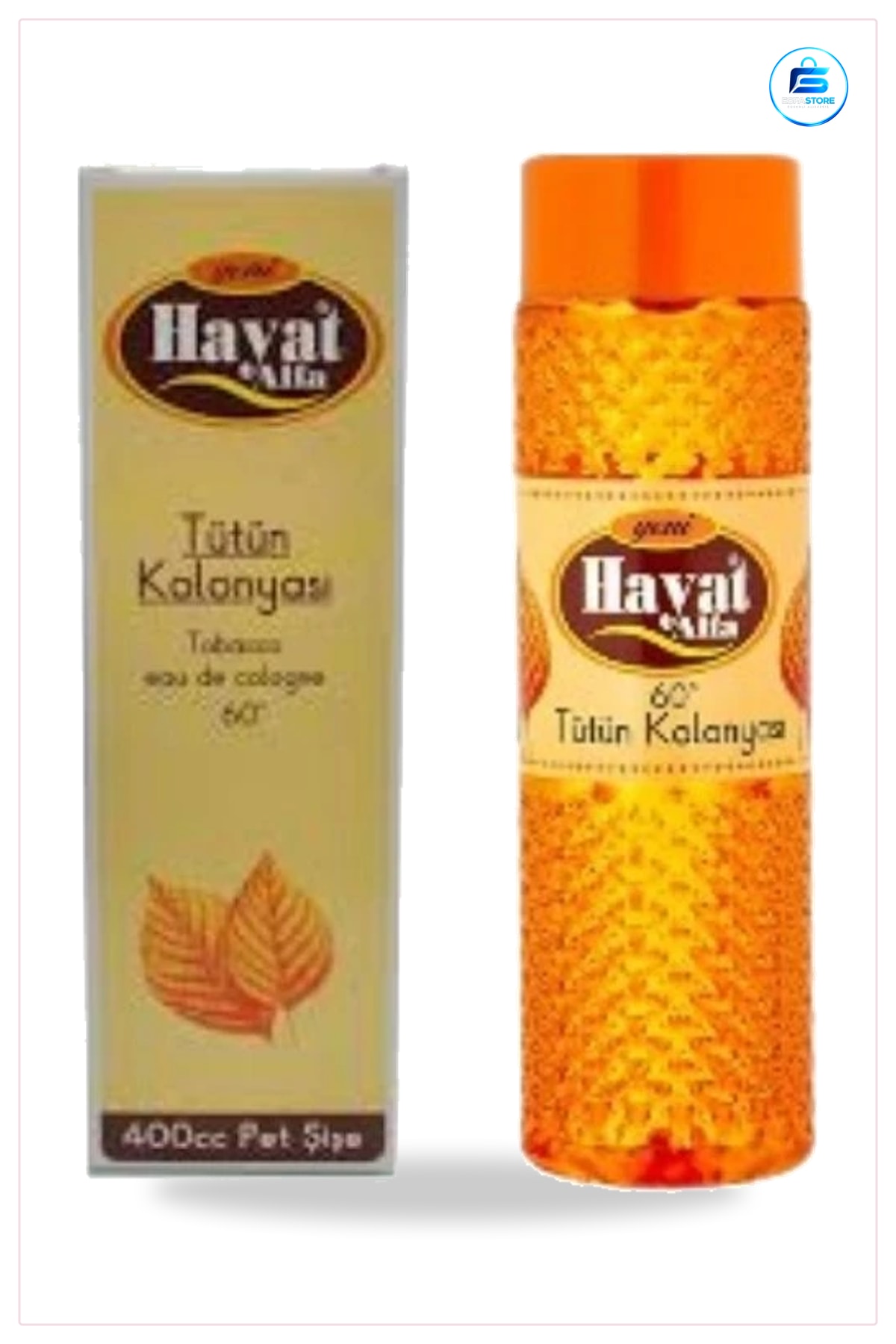 Kolonya Tütün Kolonyası cc Kutulu Pet Şişe Kişisel Bakım Parfüm ve Deodorant Ürünü