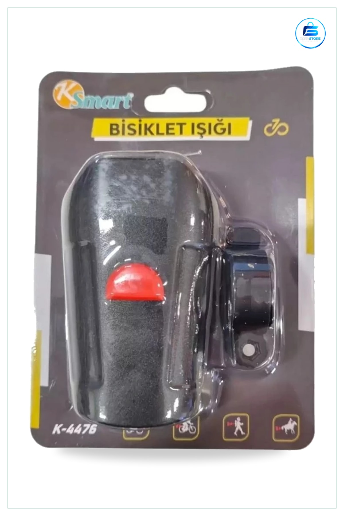Bisiklet Farı Işığı Gece Sürüşü İçin Güvenlik Aksesuarı Pratik Kullanım Aydınlatma