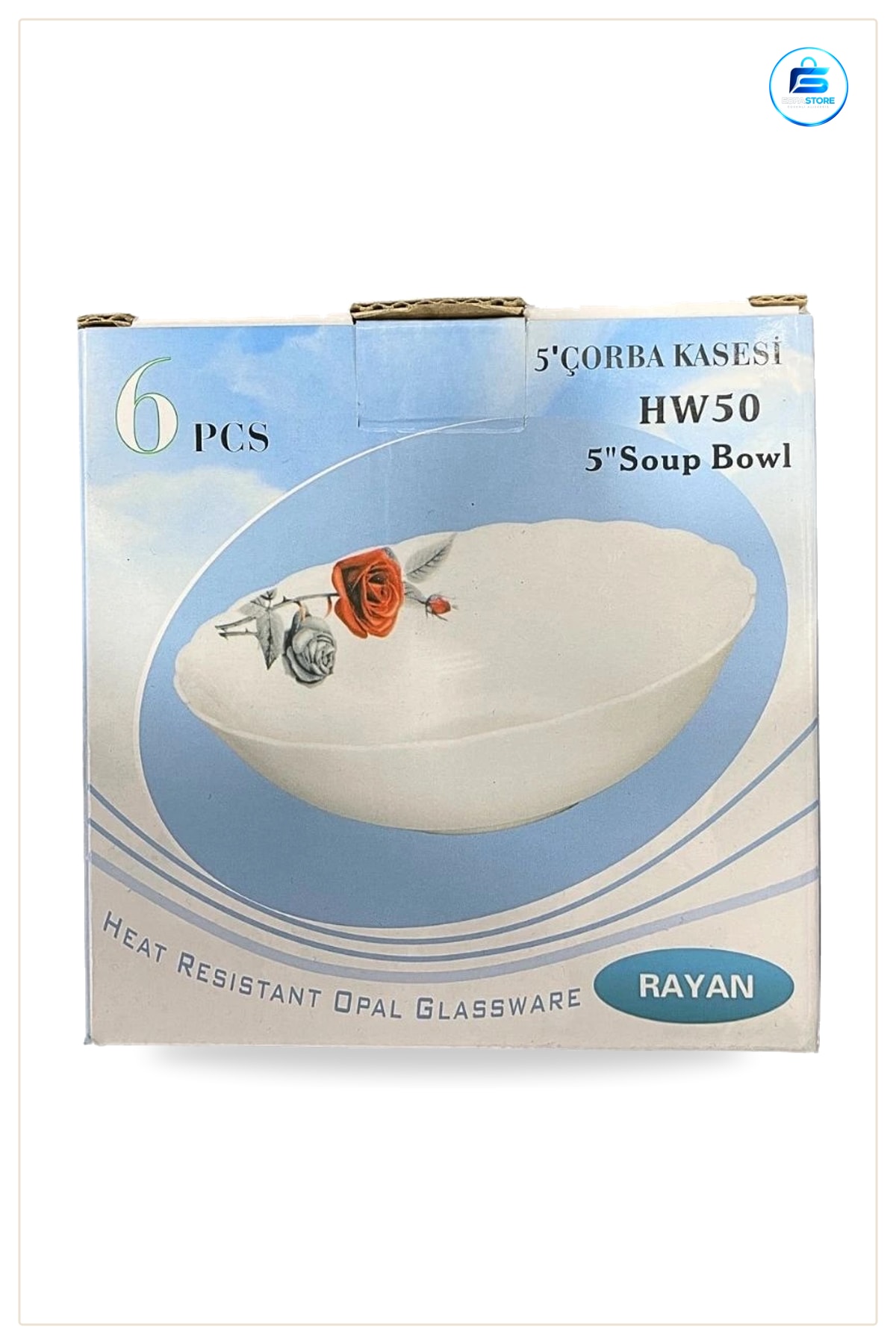 Opal Kase 5 No Isıya Dayanıklı Çorba Servis Mutfak Sofra Sunum Yemek Günlük Kullanım