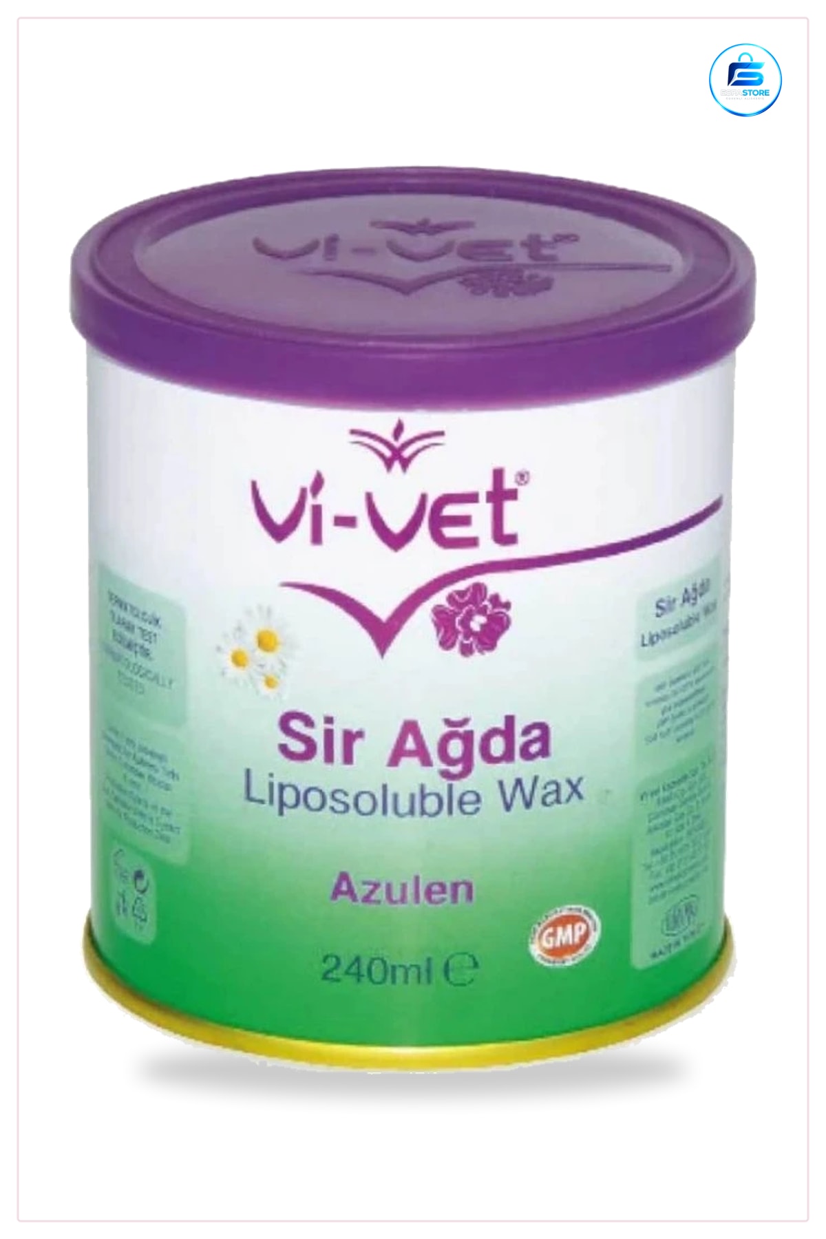 Azulen İçerikli Sir Ağda 240 ml Teneke Liposoluble Tüy Dökücü Epilasyon Vücut Bakım Ürünü