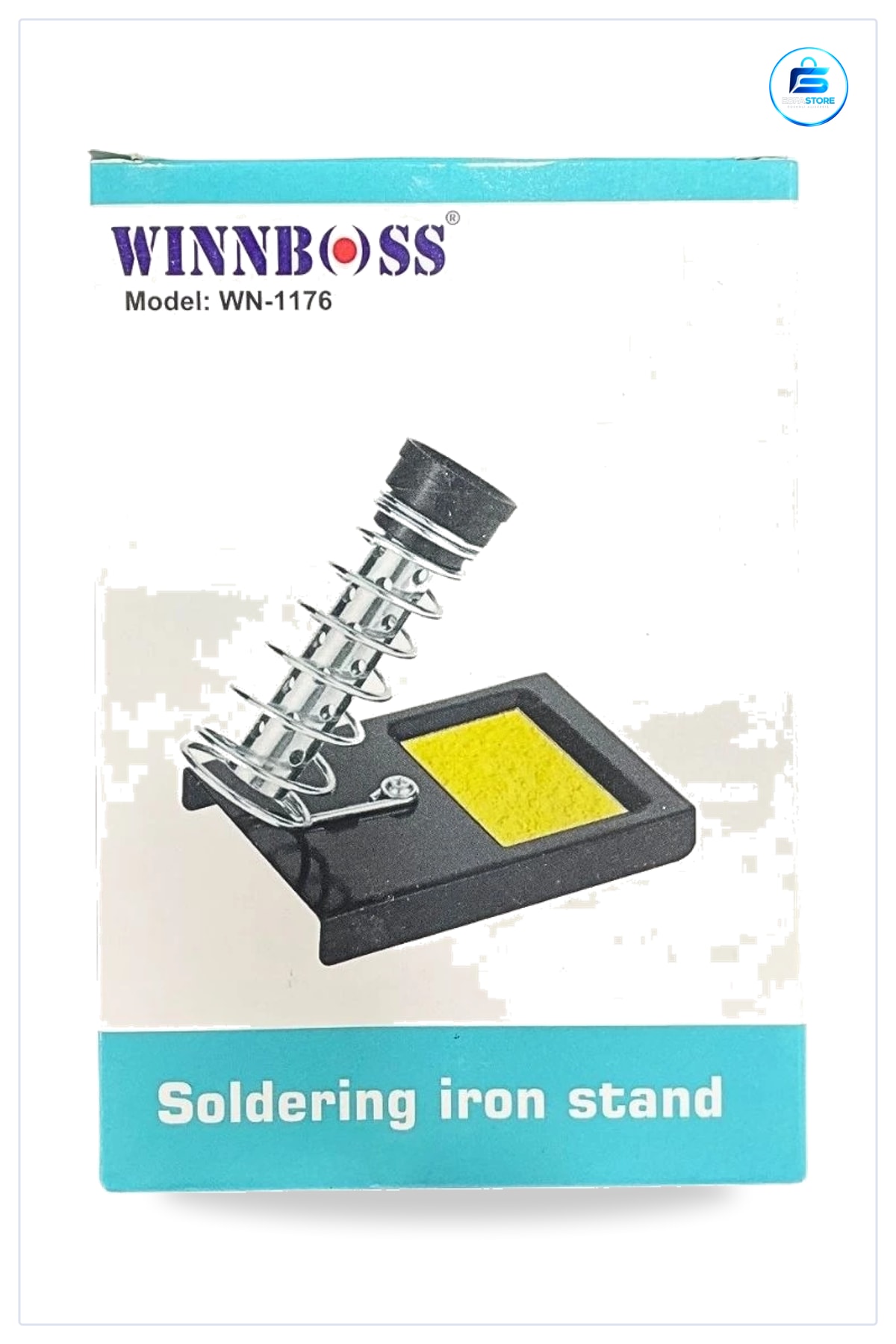 Havya Sehpası Lehim Tutucu Metal Yaylı Sünger Pedli Masaüstü Stand Çalışma Aksesuarı Lehimleme