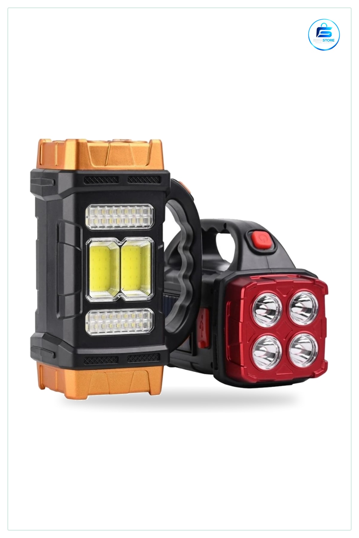 El Feneri Şarjlı 25 W Taşınabilir Kamp Aydınlatma COB Işıklı Çalışma Lambası Outdoor