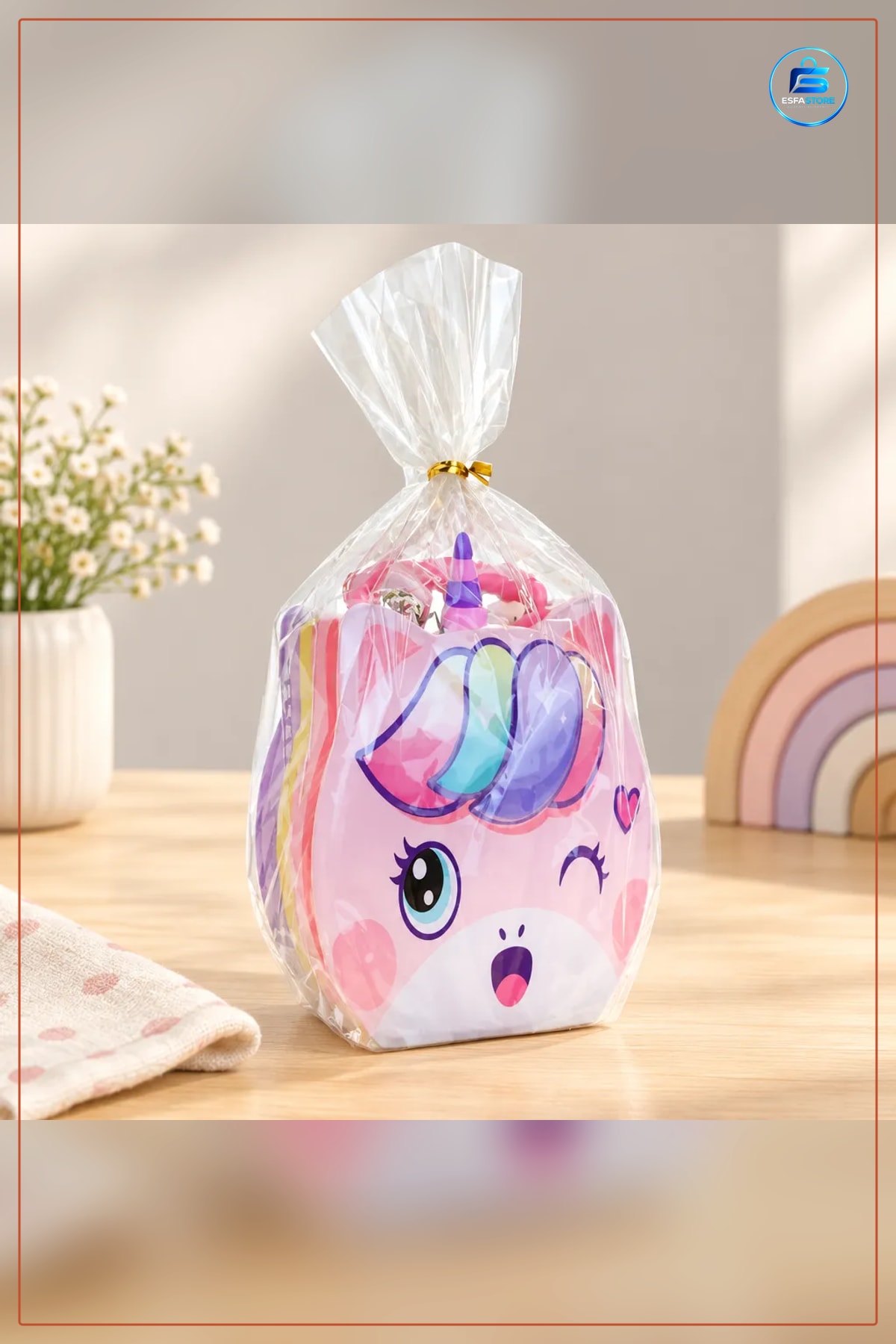 Kumbara Kulplu Metal Unicorn Figürlü Çocuk Hediyelik Bozuk Para Biriktirme Kutusu Pembe