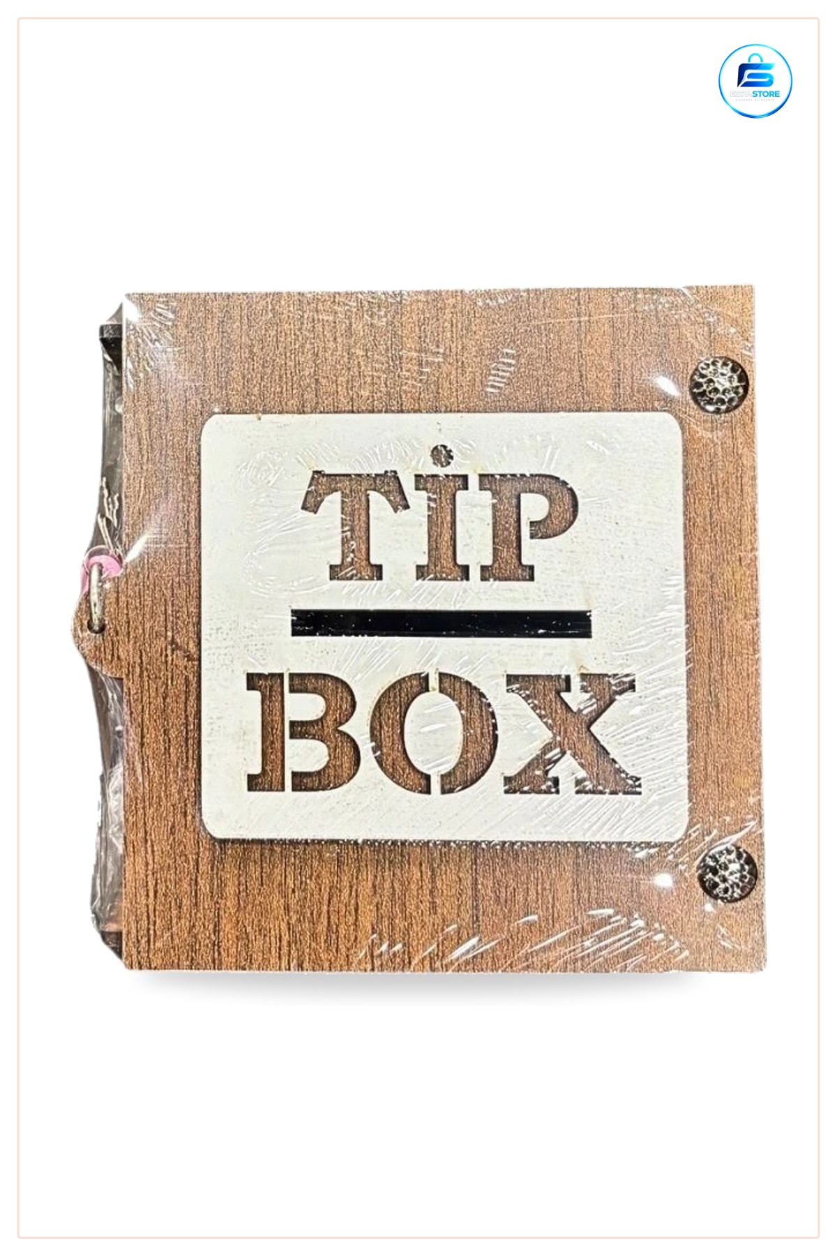 Küçük Ahşap Kumbara Tip Box Birikim Kutusu Hediyelik Ev Dekorasyonu Çocuk Hediyesi