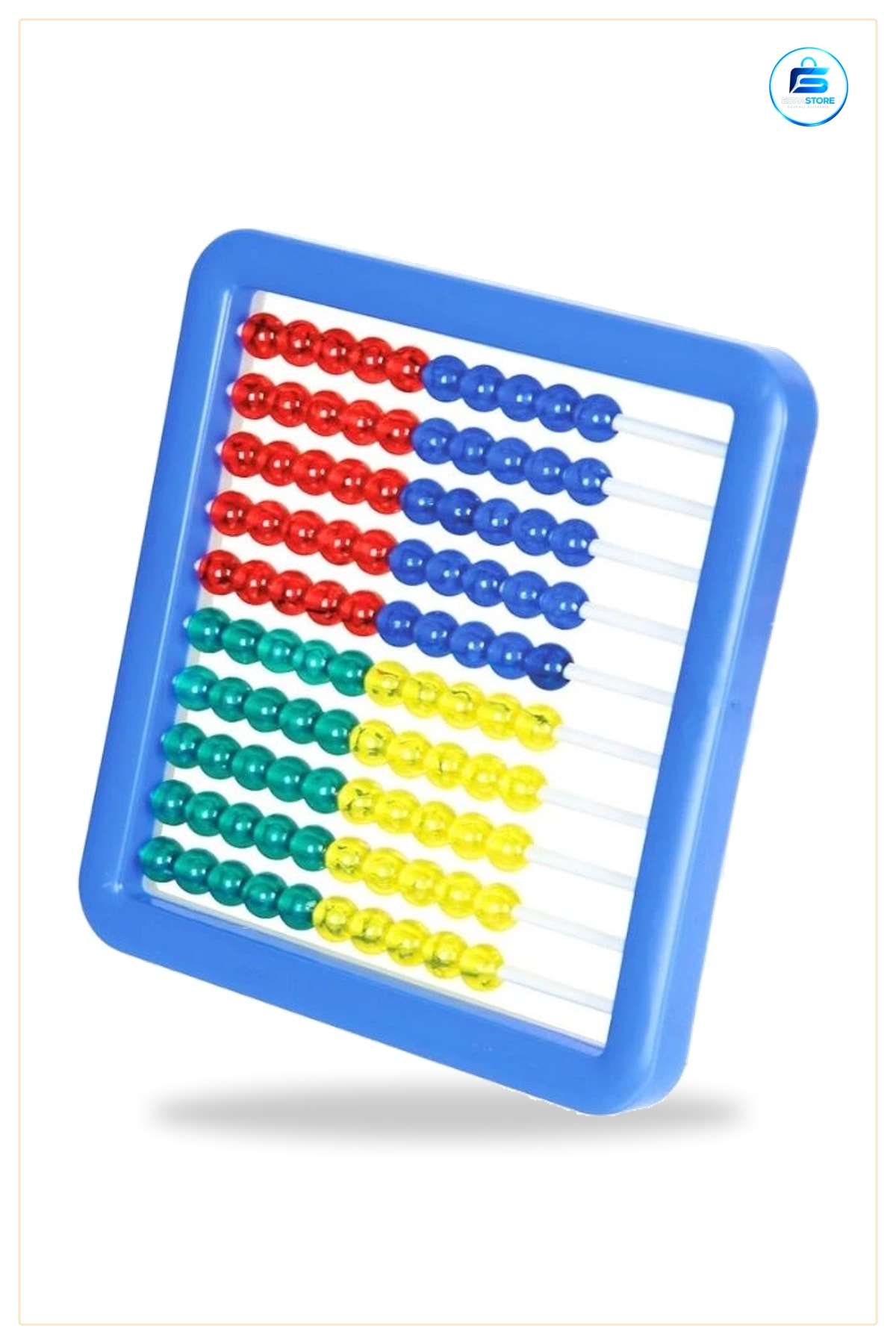 Abaküs Eğitici Oyuncak Lüks Mishap Renkli Boncuklu Sayma Matematik Öğrenme Aracı Masaüstü