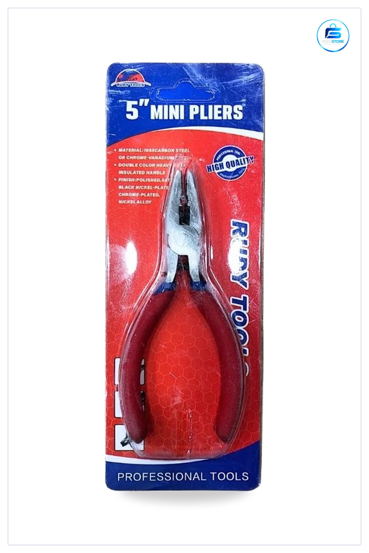Mini Pense 5 inç Kartelada Hırdavat El Aletleri Ev Atölye Hobi Kullanım Profesyonel