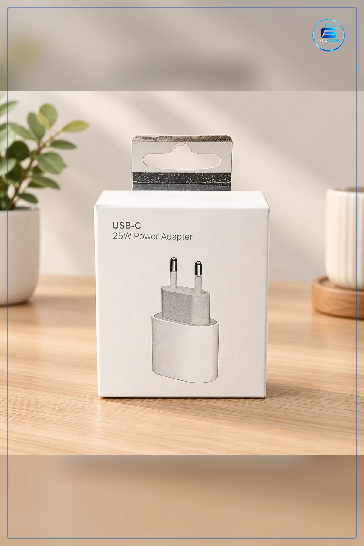 USB C Şarj Aleti 20W ila 25W Tek Başlık Telefon İçin Kutulu Hızlı Adaptör Beyaz Renk